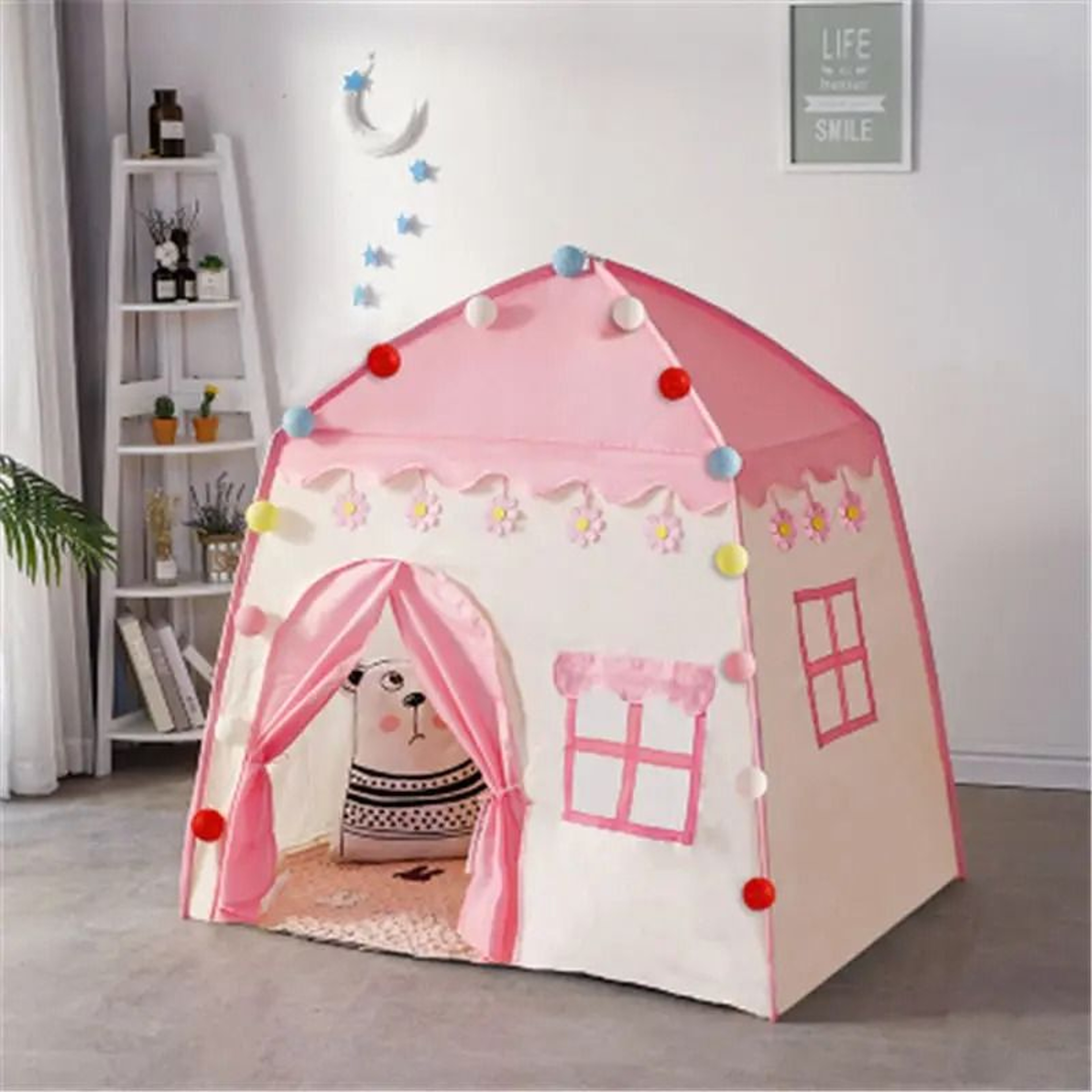 Princess Play Tent For Kids Indoor And Outdoor Folding Playhouse 6