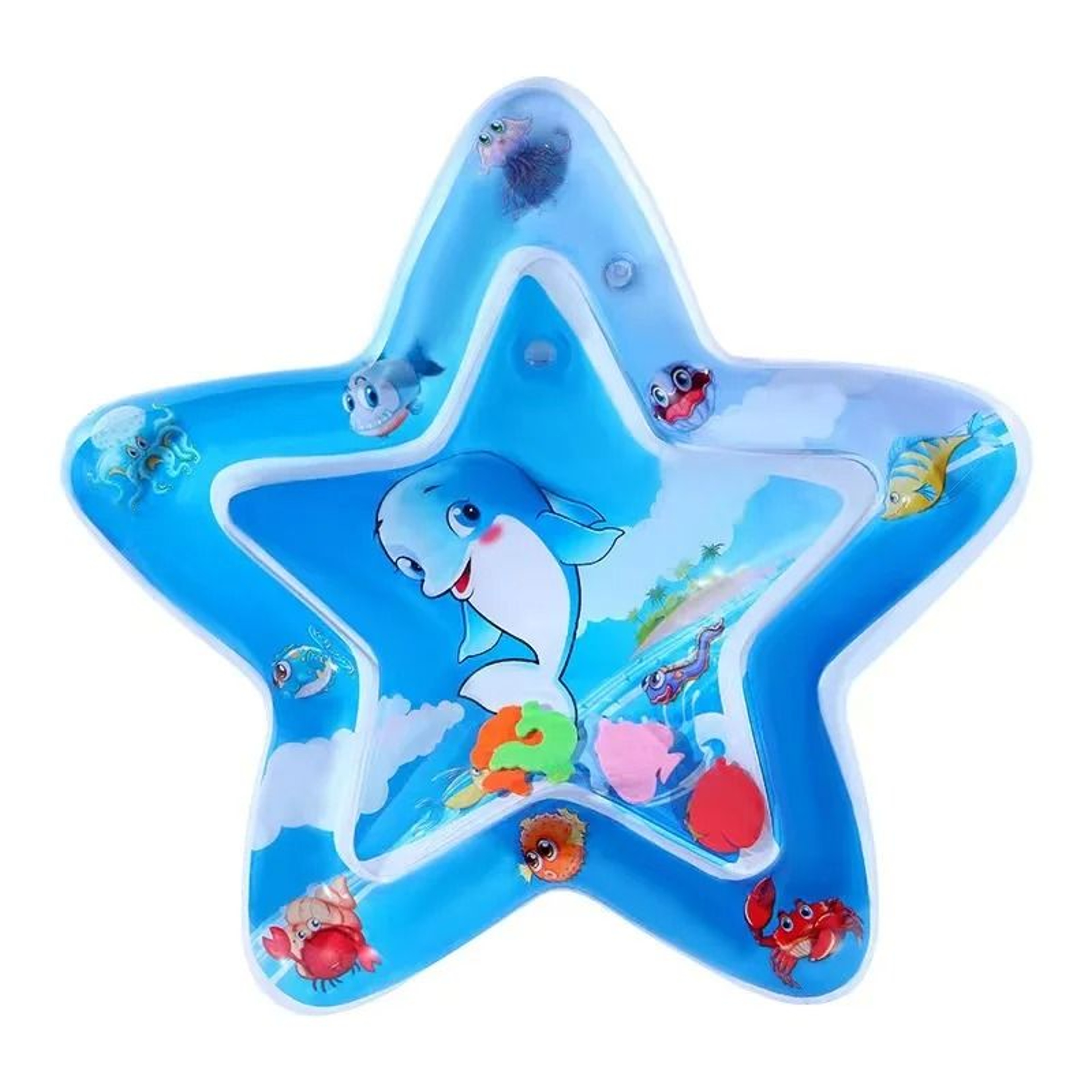 Inflatable Baby Tummy Time Water Play Mat For Sensory Development 6