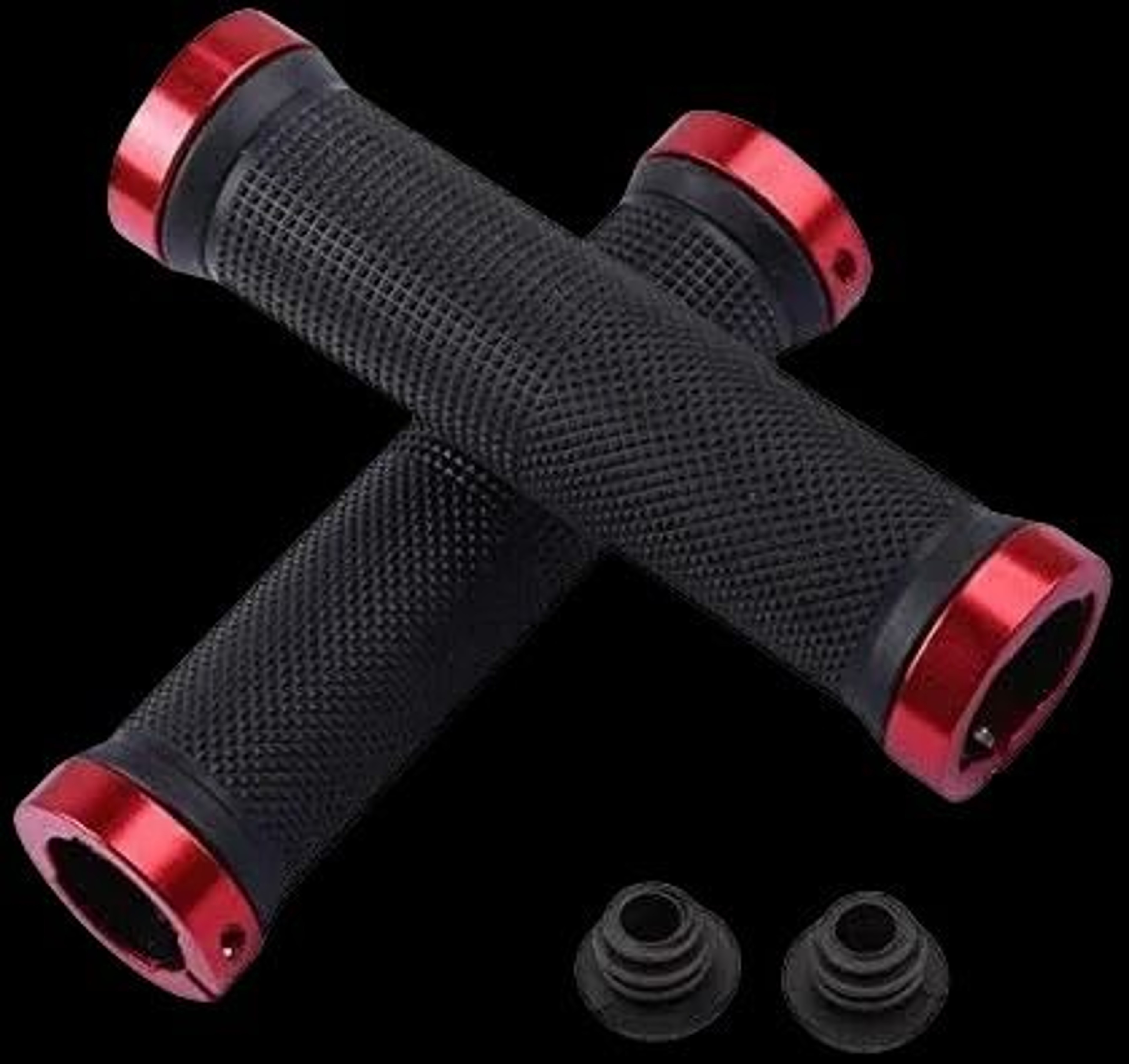 Non Slip Bicycle Handlebar Grips With Double Aluminum Lock 7