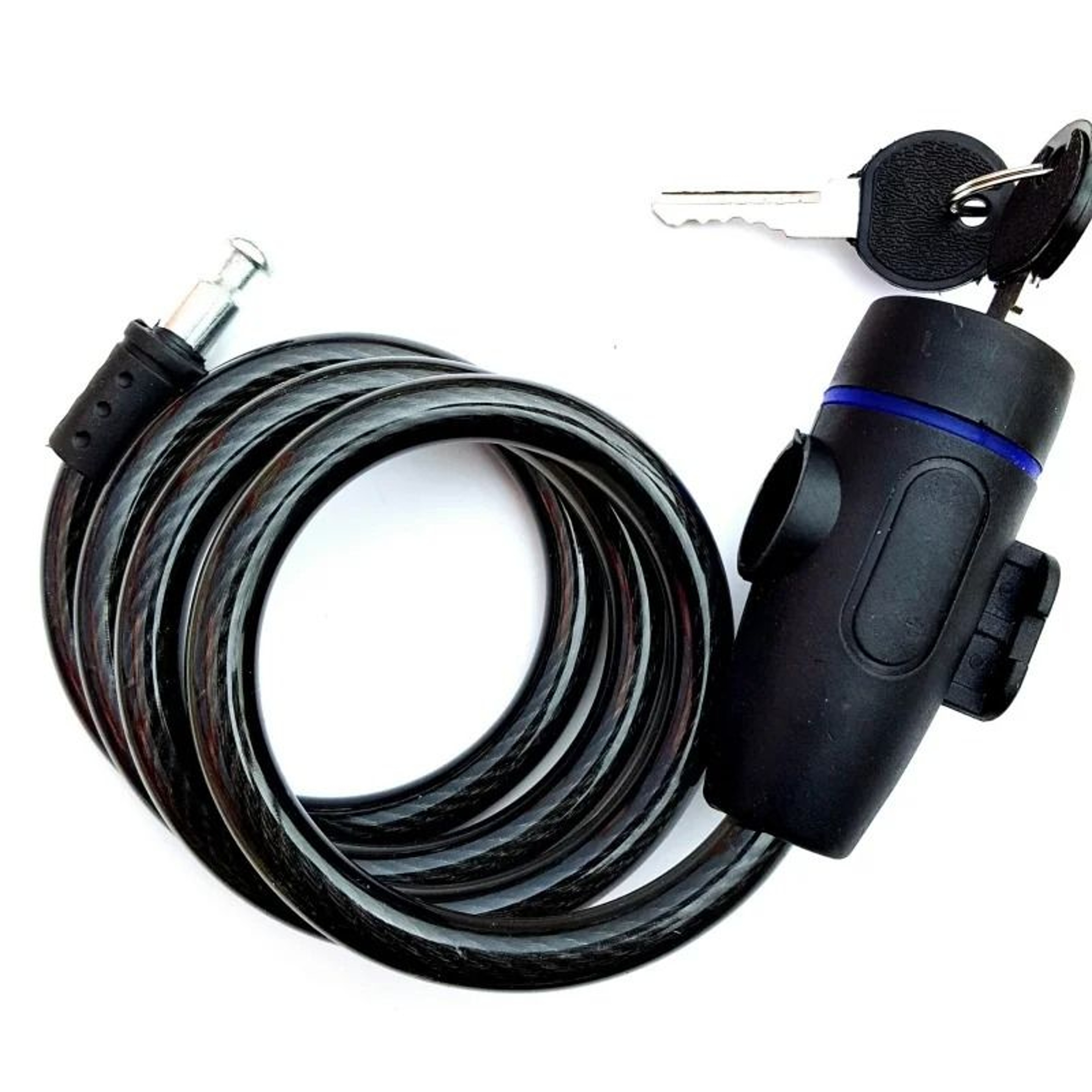 Heavy Duty Motorcycle And Bicycle Chain Lock With Keys For Maximum Security 0