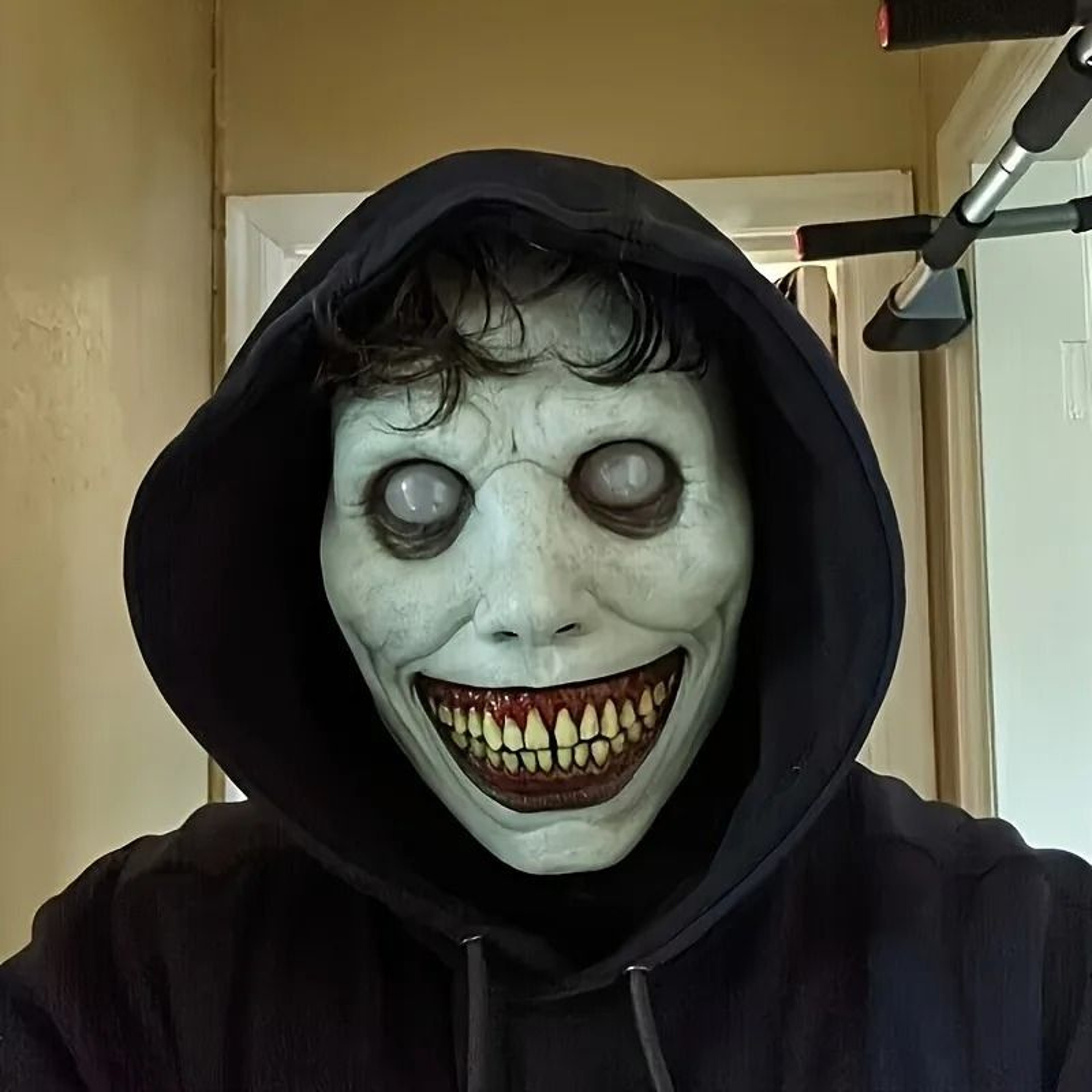 Christmas Scary Zombie And Clown Dual Face Costume Mask 3