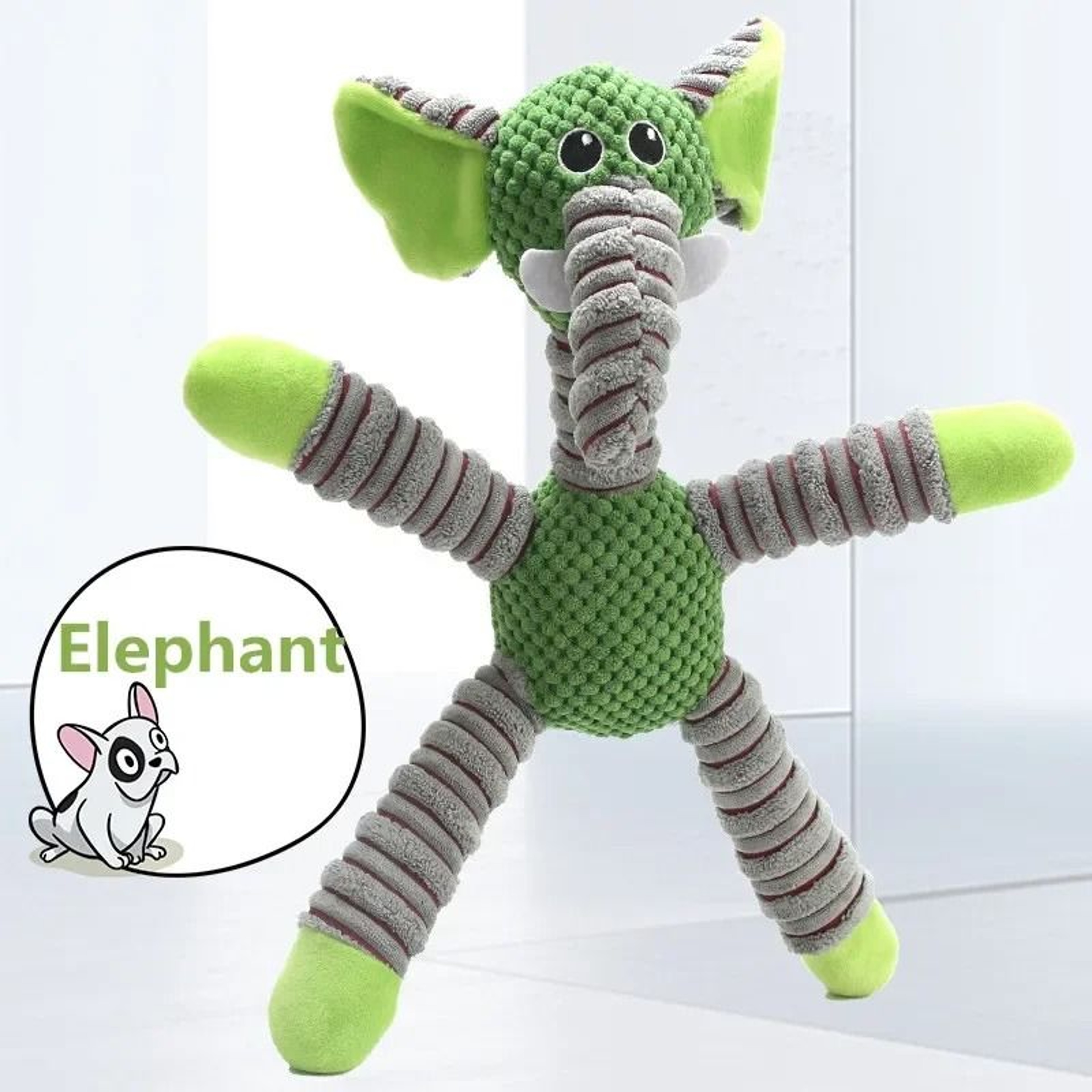 Indestructible Plush Dog Chew Toy For Training Comfort And Play 6