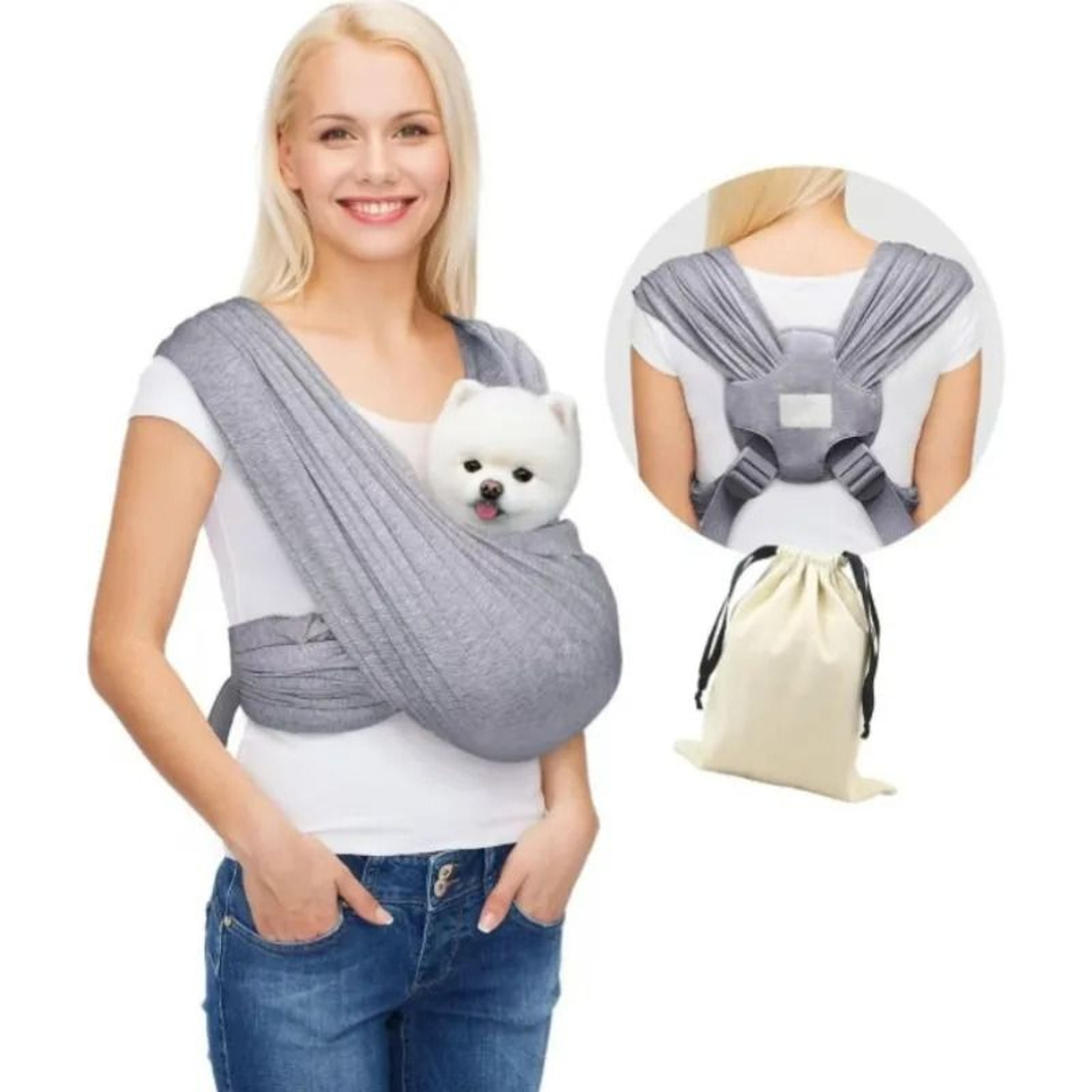 Adjustable Front Facing Dog And Cat Carrier Sling Bag 0