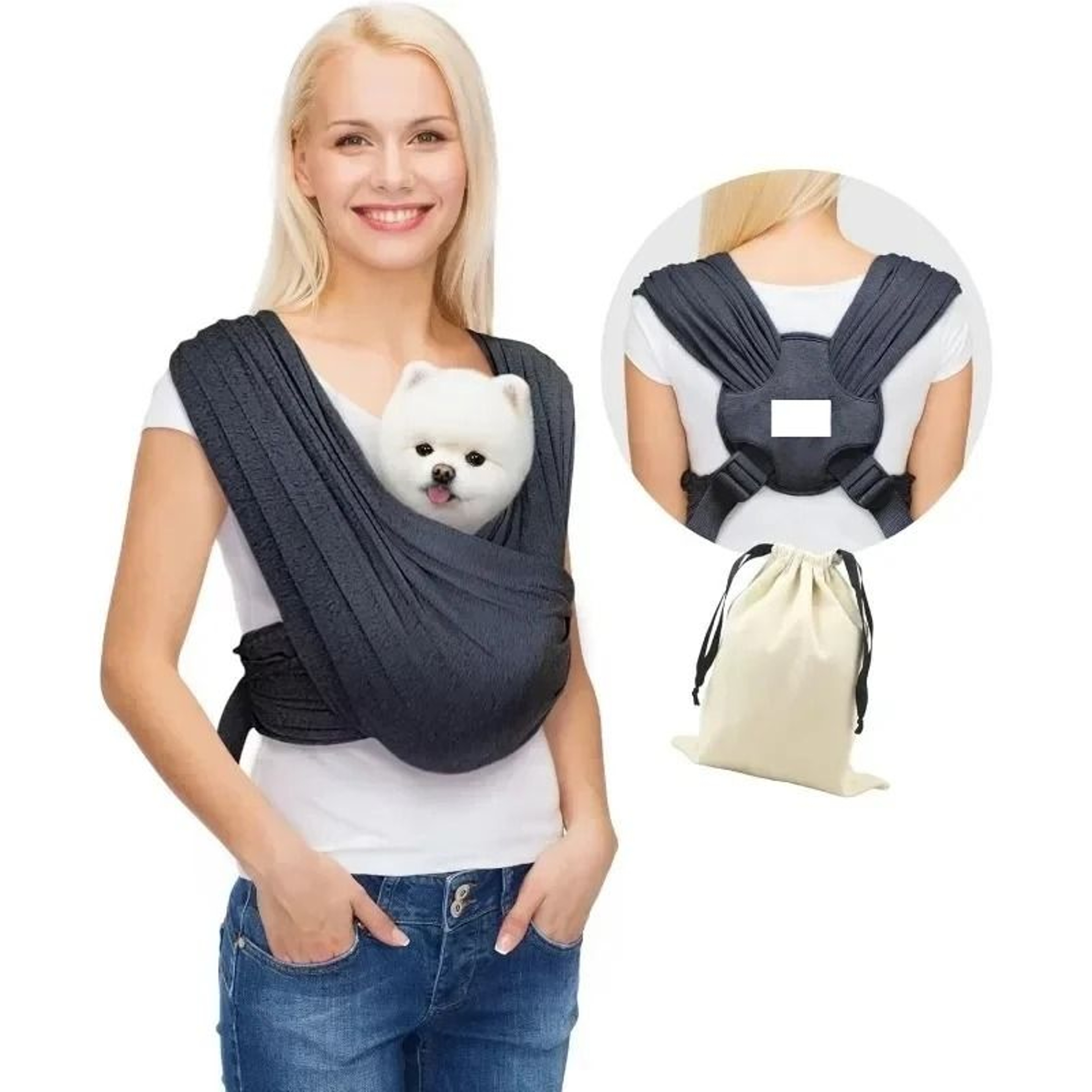 Adjustable Front Facing Dog And Cat Carrier Sling Bag 7