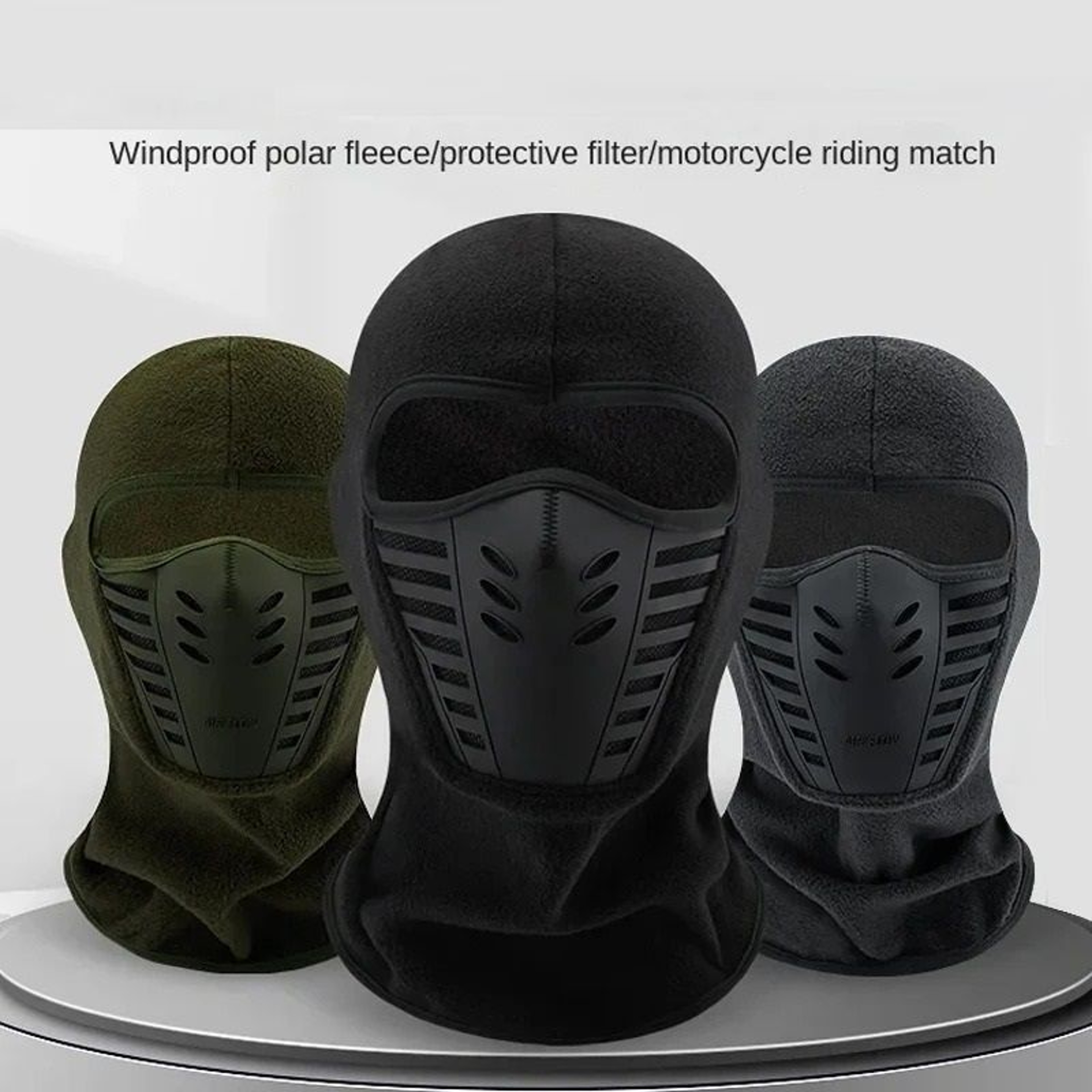 Winter Thermal Motorcycle Balaclava Mask For Warm Windproof Outdoor Riding 0