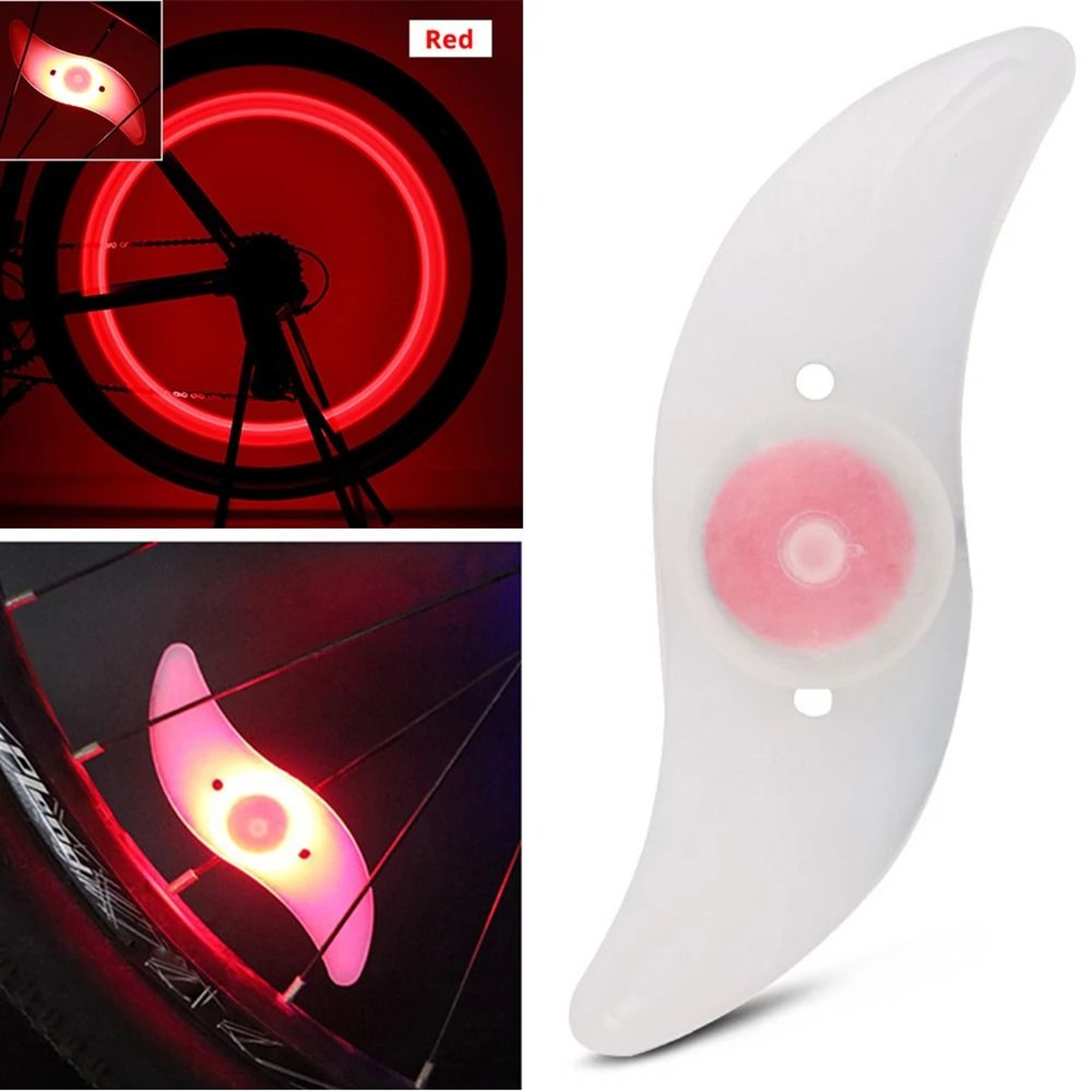 LED Bicycle Spoke Wheel Lights For Safety And Night Riding 6