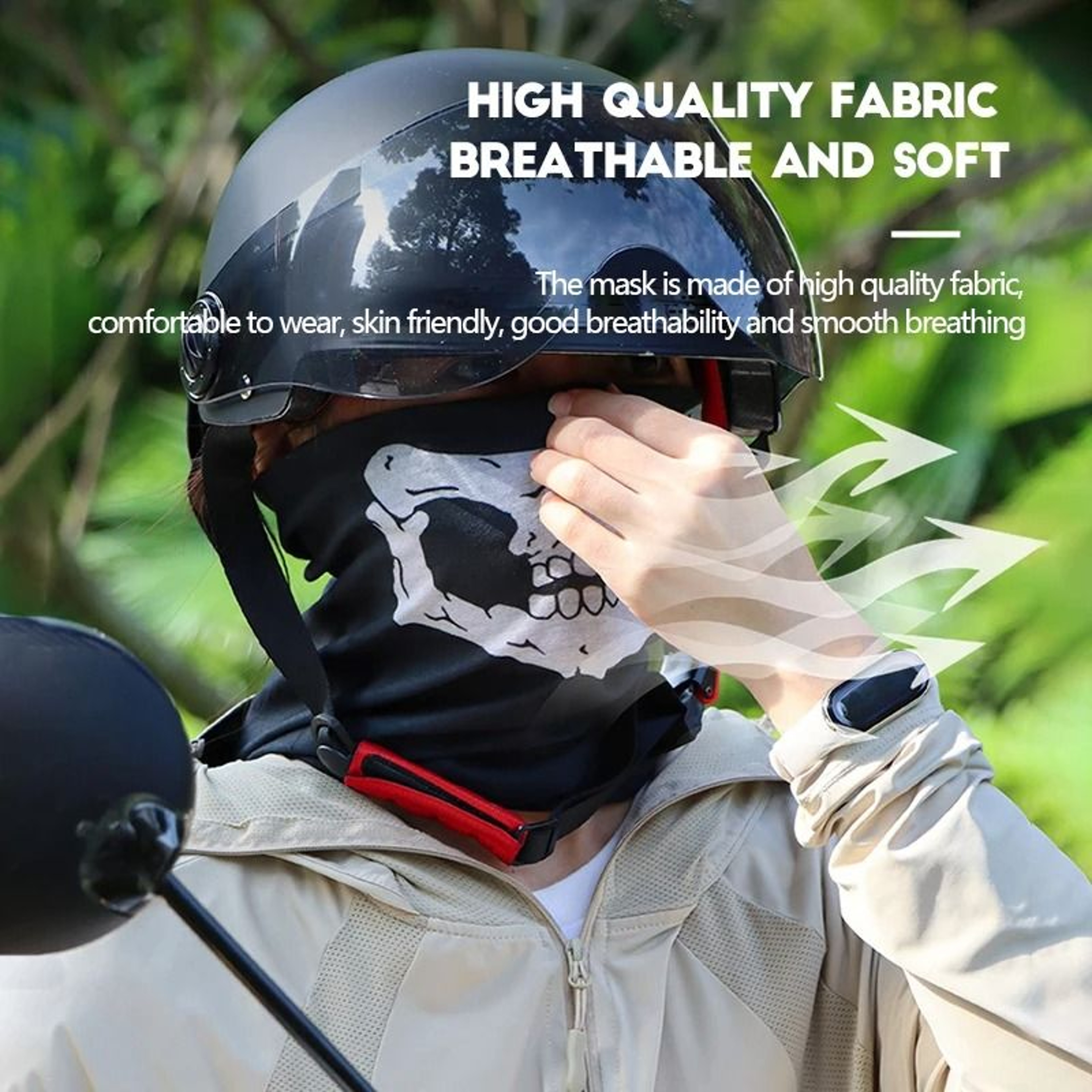 Breathable Summer Cycling Face Mask Bandana For Outdoor Sports 3