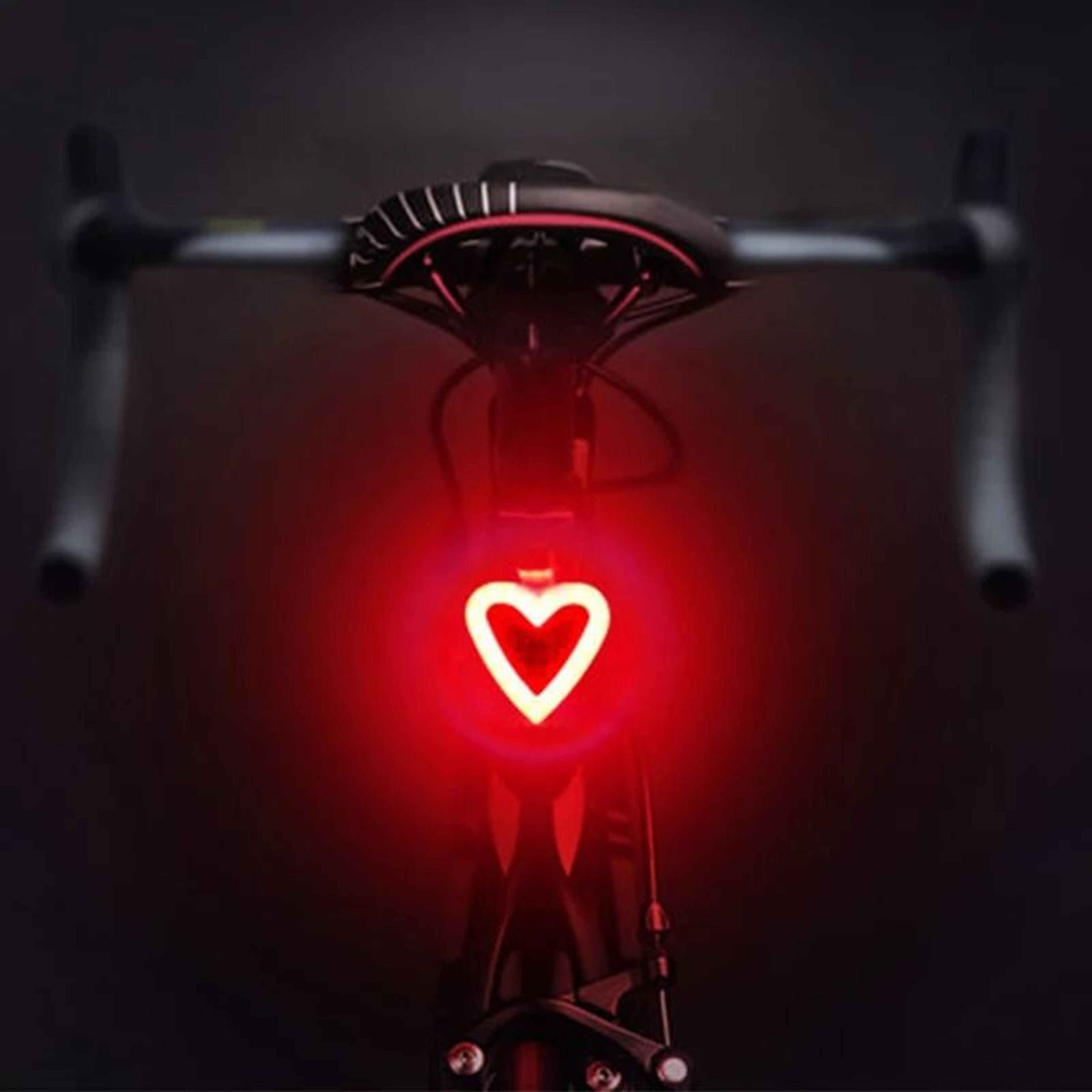 USB Rechargeable Bicycle Tail Light Multi Mode LED Cycling Rear Lamp 8