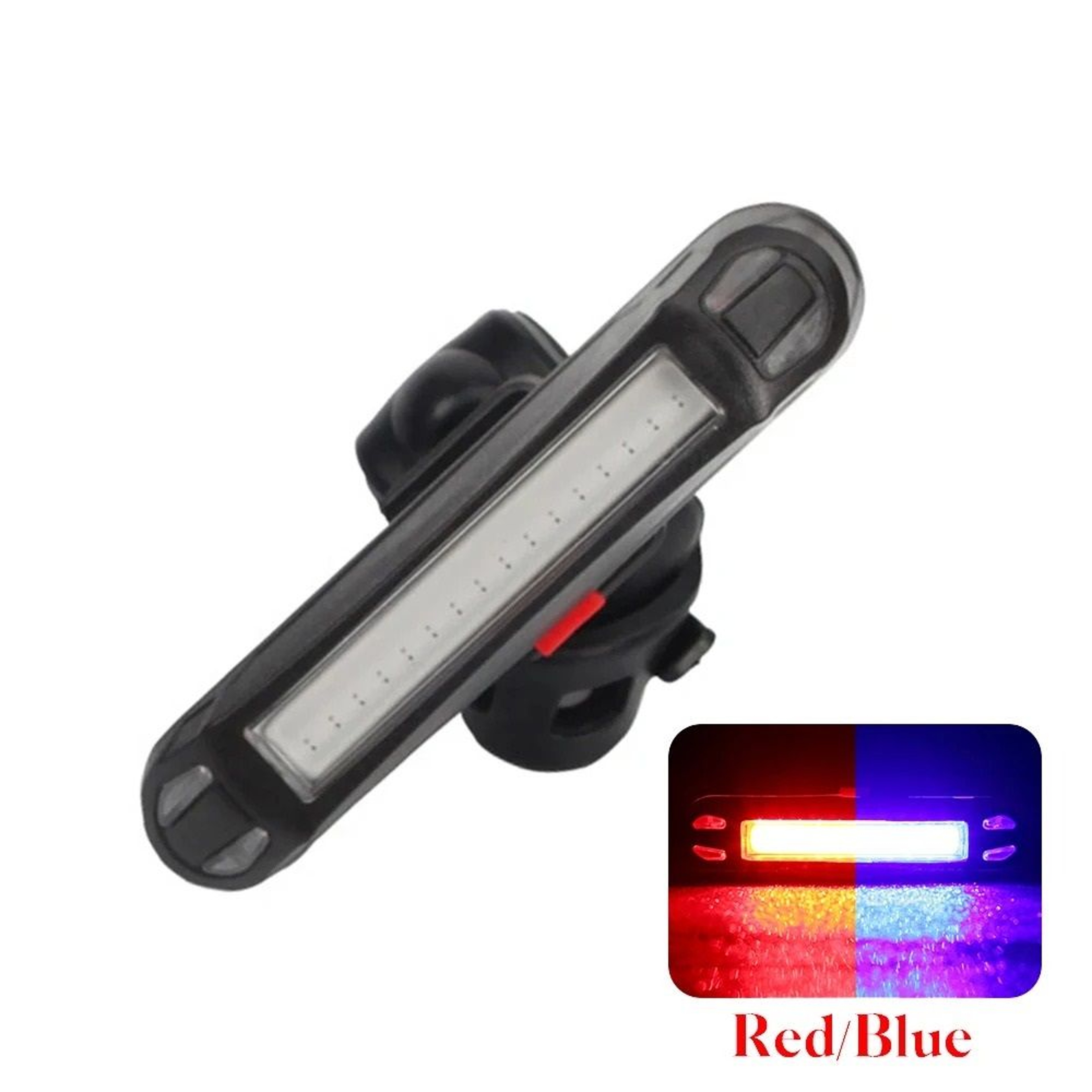 USB Rechargeable Bike Tail Light LED Bicycle Rear Safety Warning Lamp 9