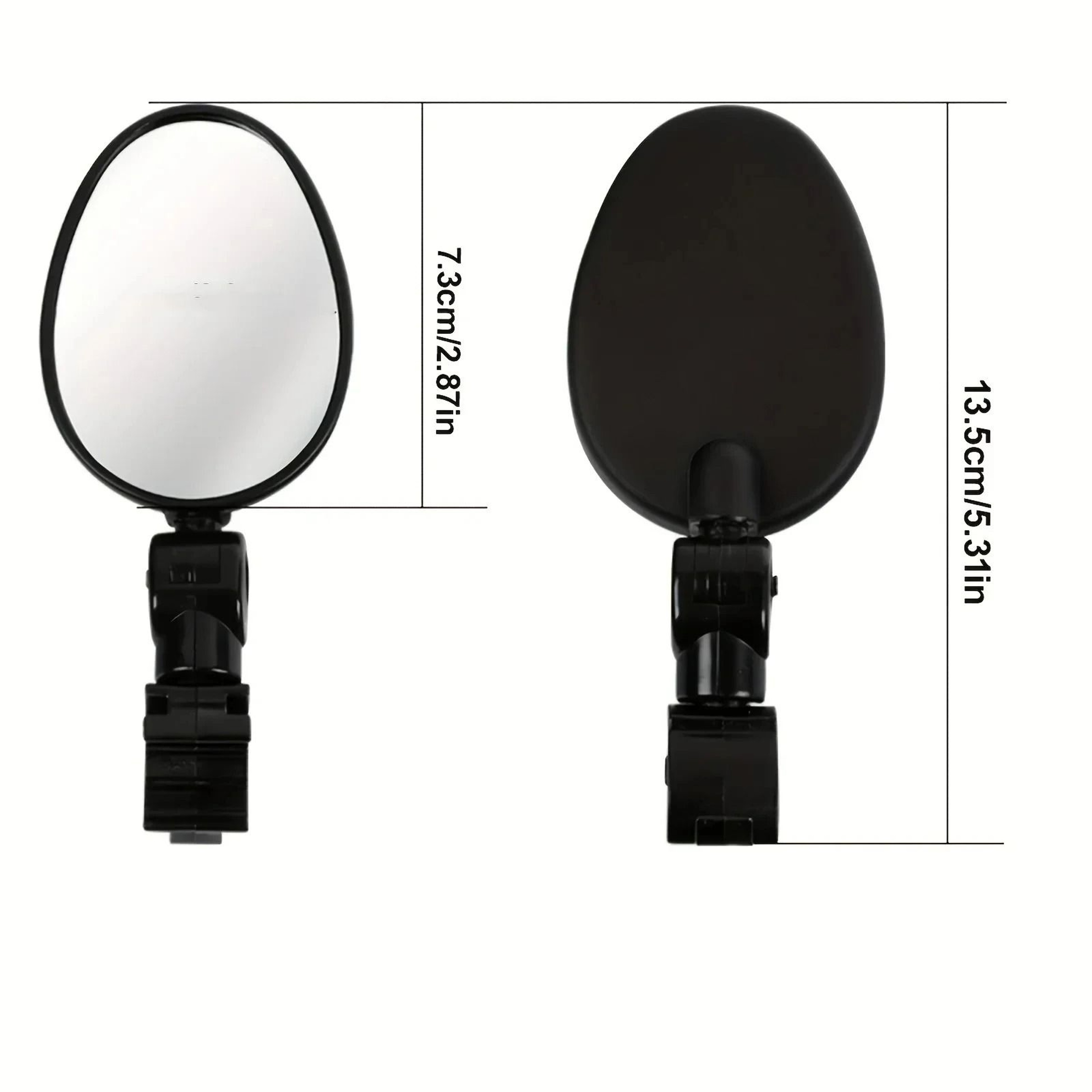 Adjustable 360 Degree Bicycle Rearview Mirror Wide Angle Bike Handlebar Mirror 4