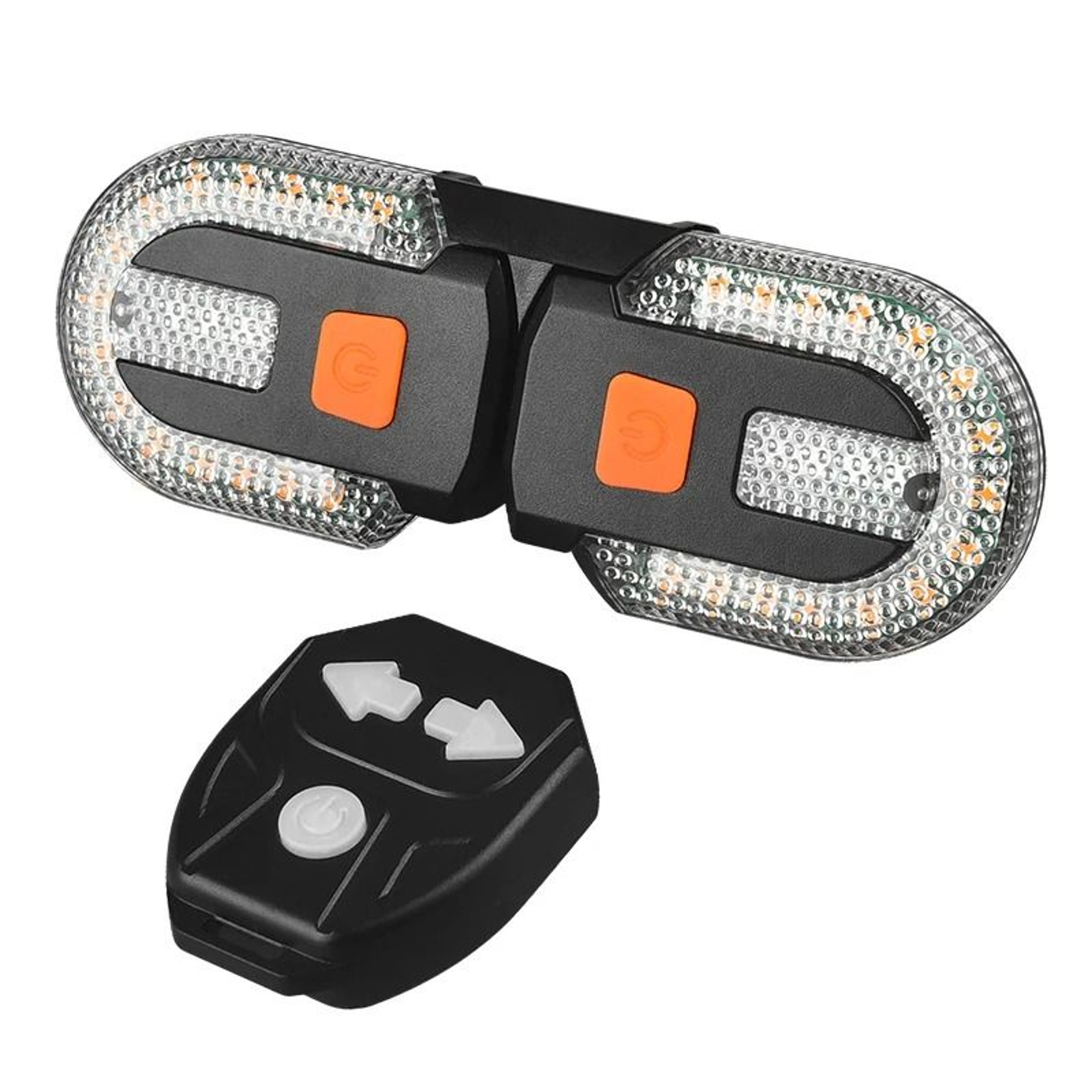 USB Rechargeable Bike Turn Signal Rear Light Wireless Remote Bicycle Tail Lamp 5