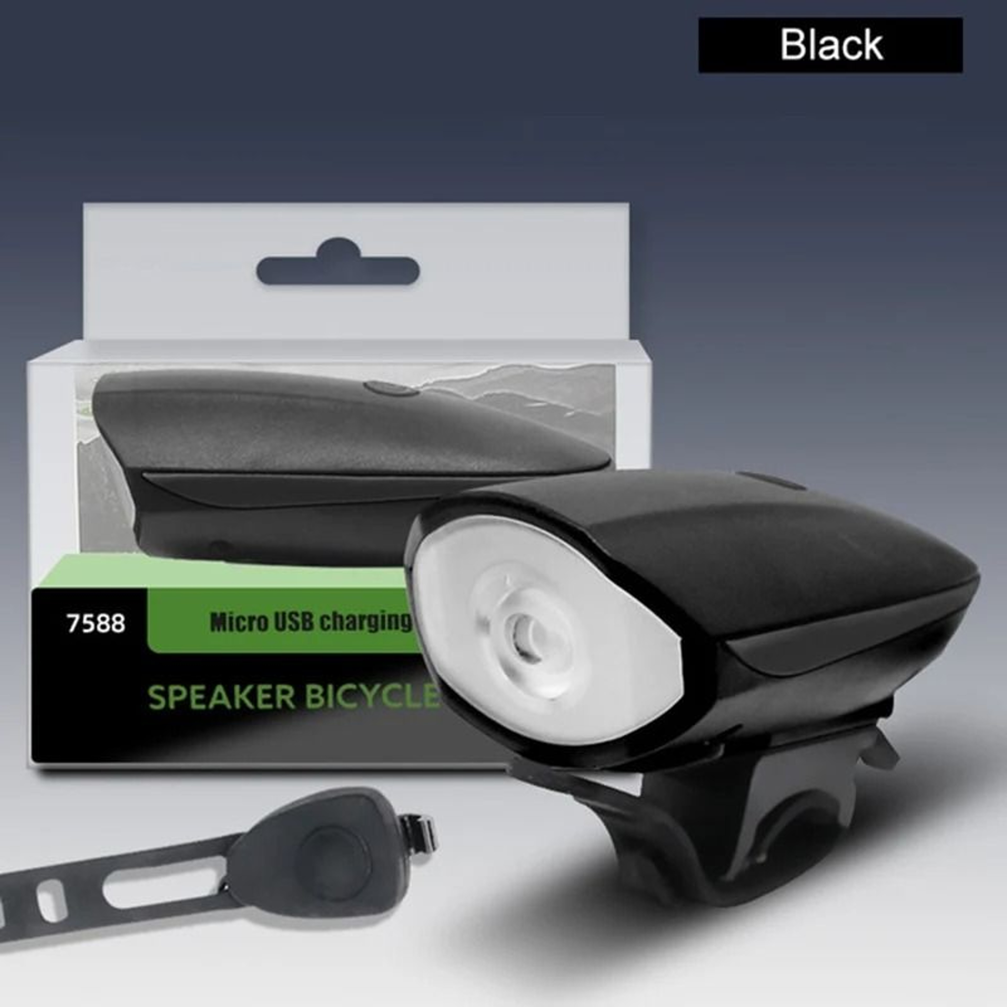 USB Rechargeable Bicycle Light Set Front And Rear With Horn 6