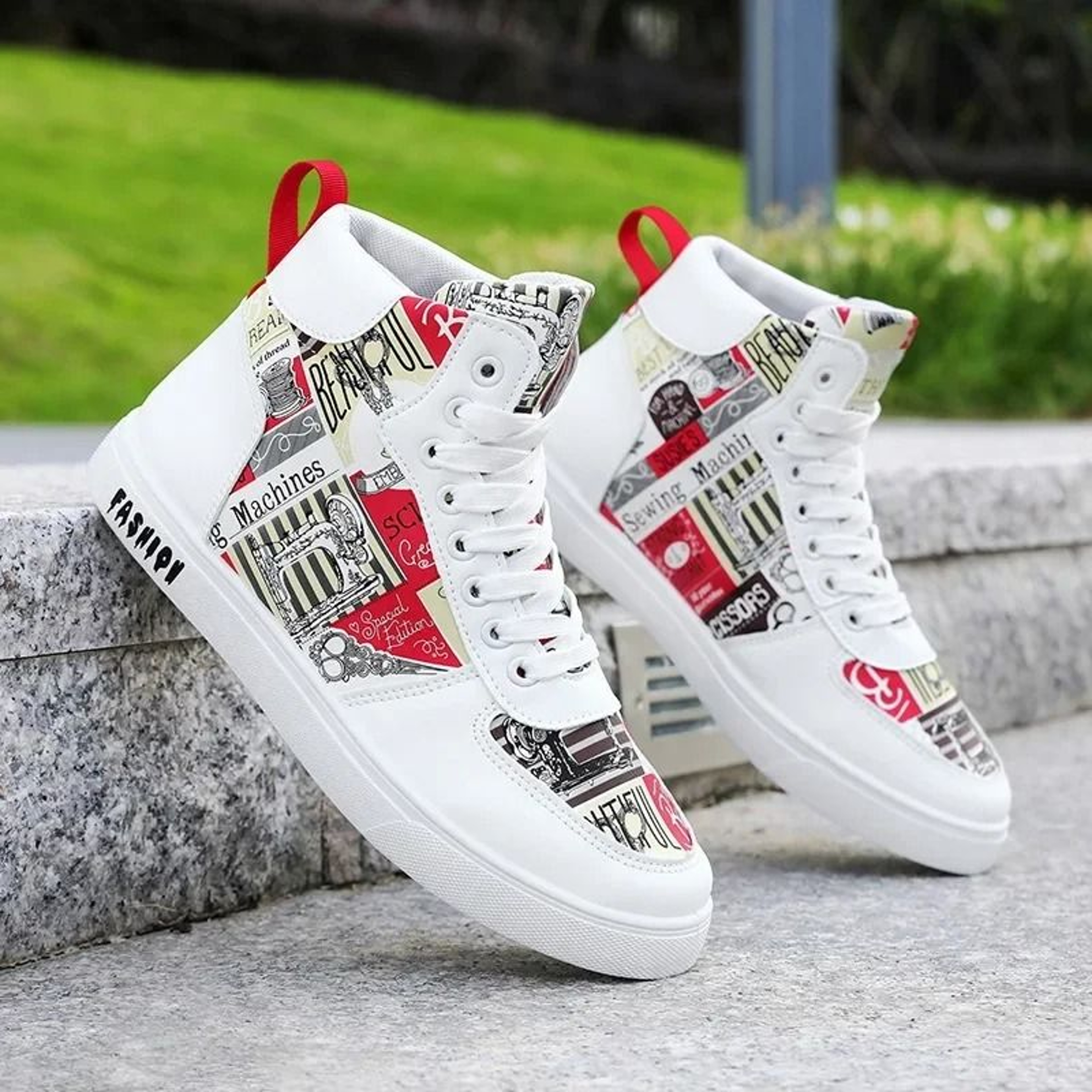 Men Casual Leather Running And Walking Sneaker Skateboard Shoes 2