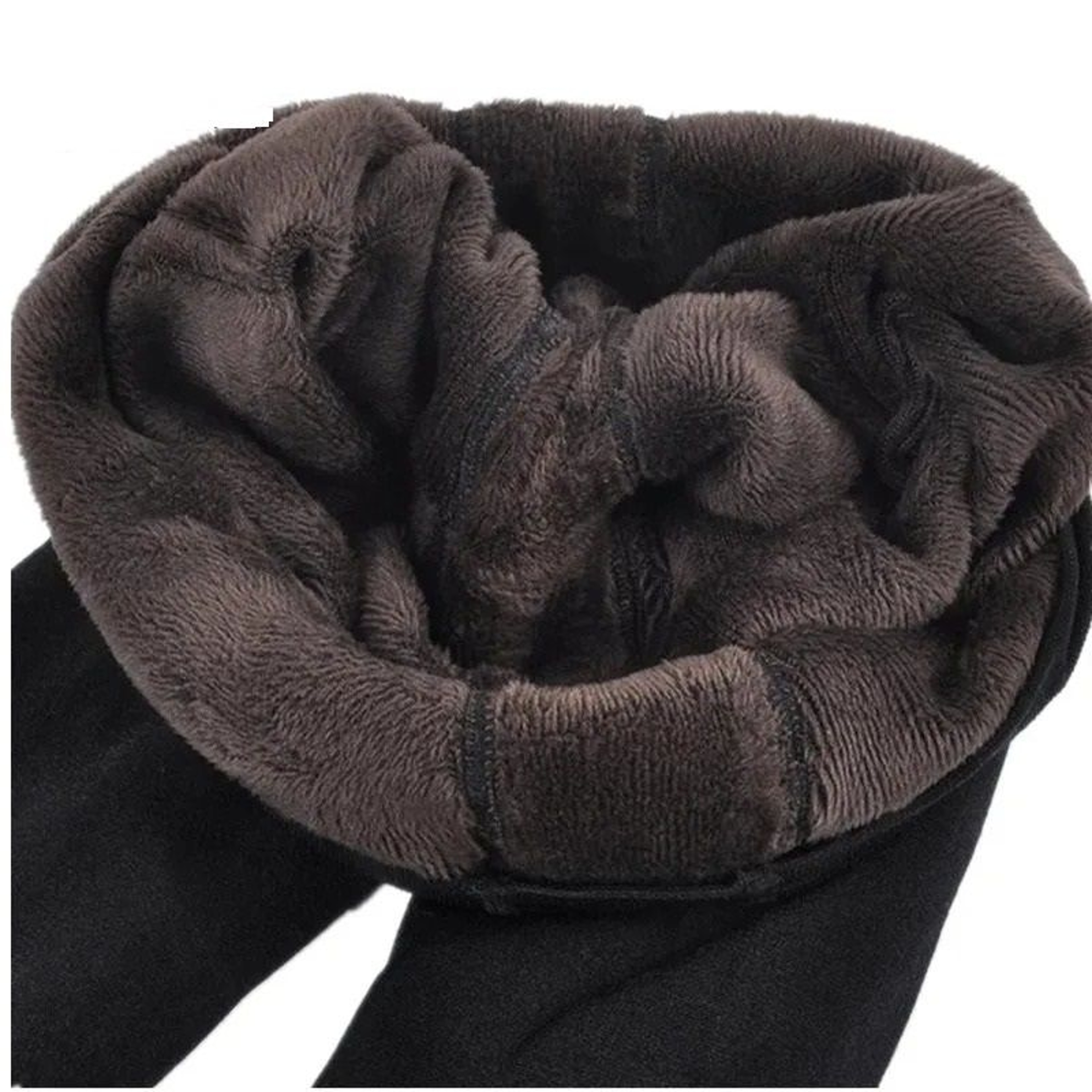 Thermal High Waist Winter Warm Leggings With Thick Velvet Lining Solid Color Leggings 0