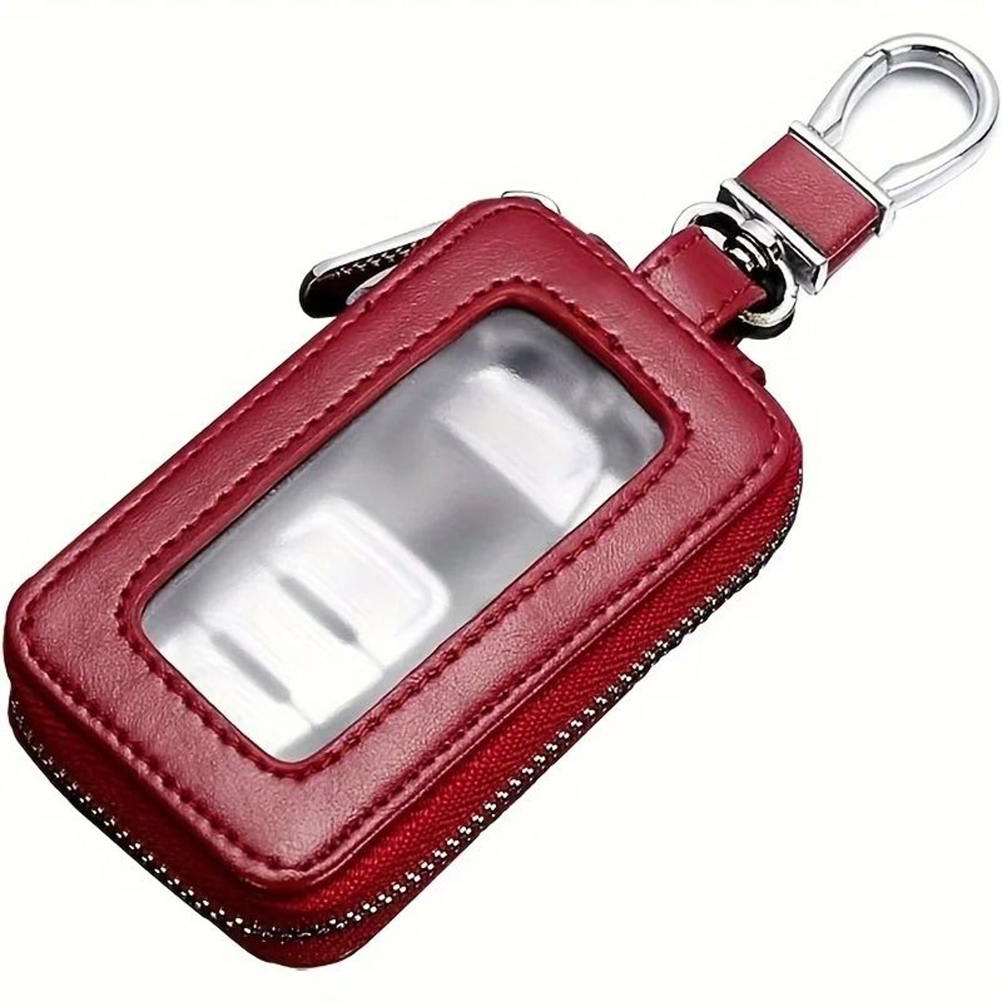 Universal Leather Car Key Fob Case  Premium Smart Key Holder And Remote Keychain Bag 9