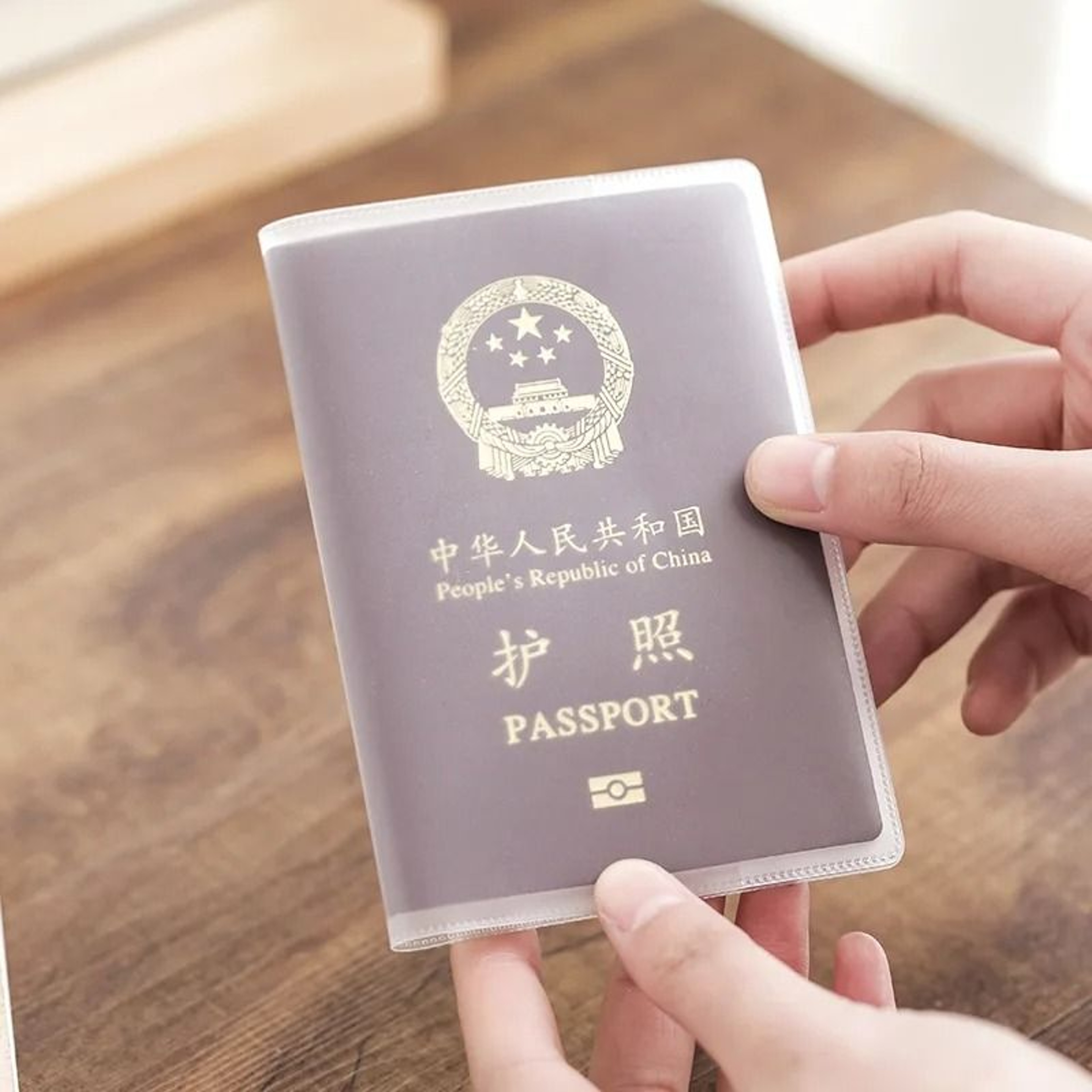 Transparent Frosted Passport Protective Cover Waterproof PVC Document Case For Travel 9