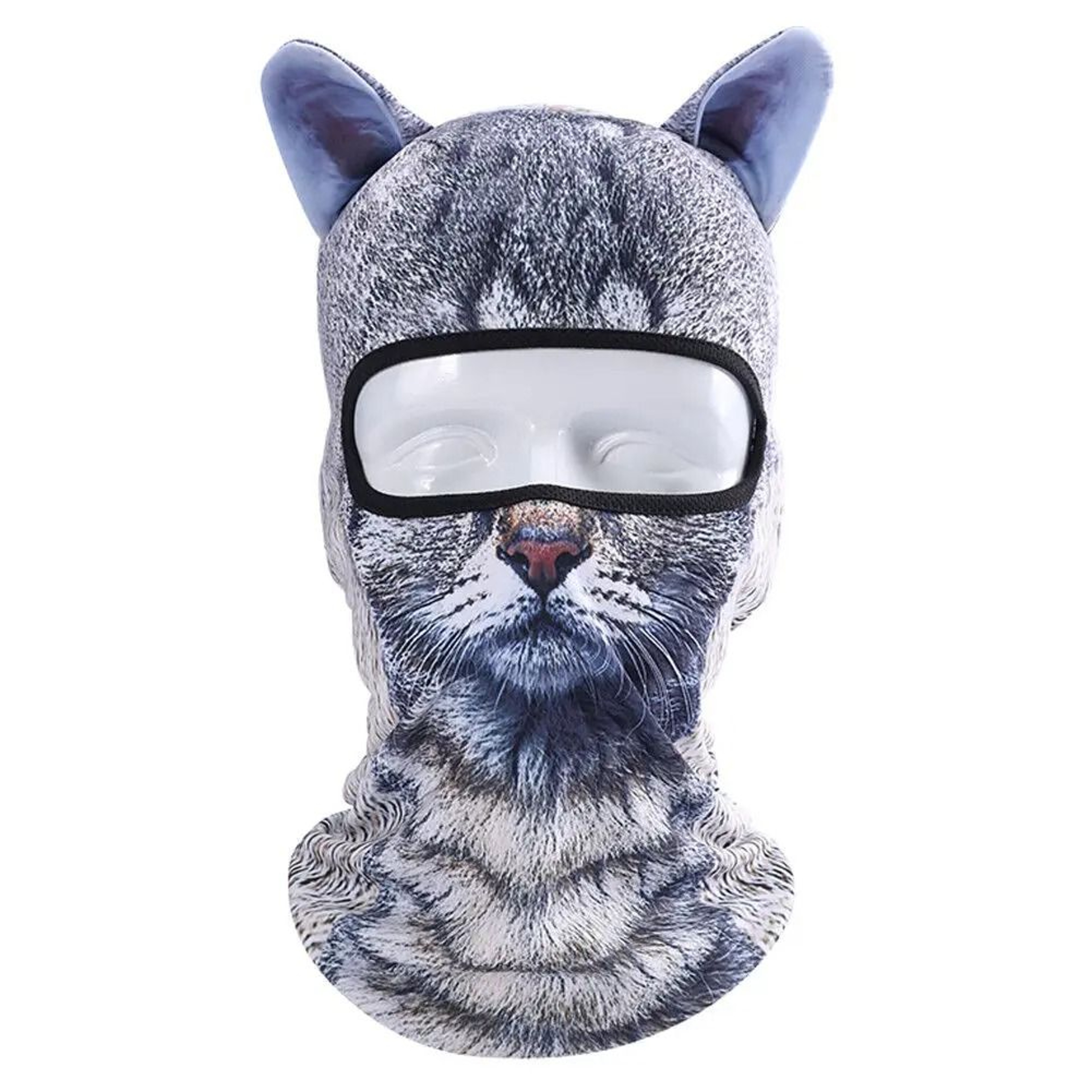 3D Animal Balaclava Full Face Mask Funny Windproof Ski Hat And Neck Gaiter With Ears For Cycling An 8