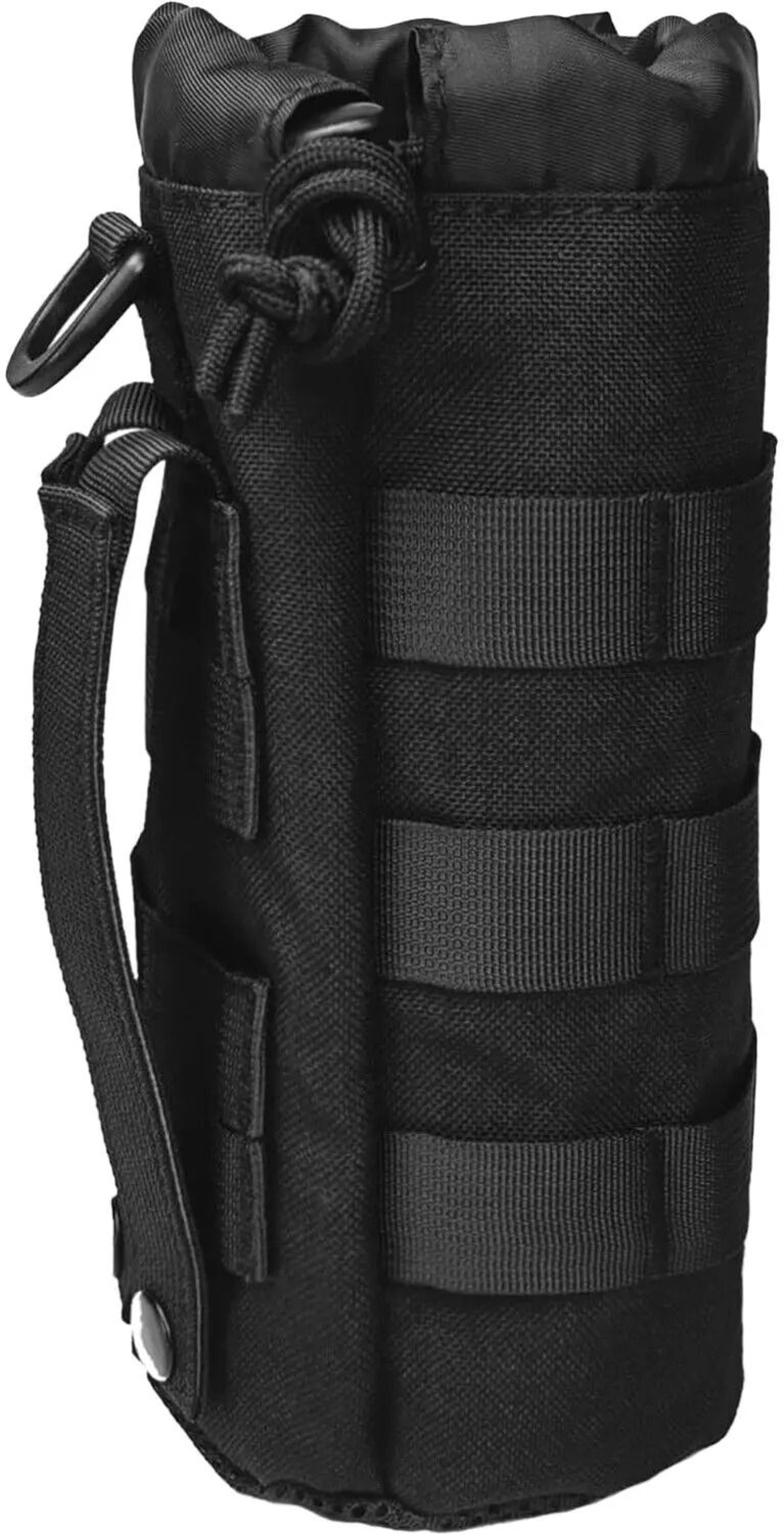 Tactical MOLLE Water Bottle Pouch High Density 1000D Nylon Bottle Holder With Drawstring And Mesh B 6