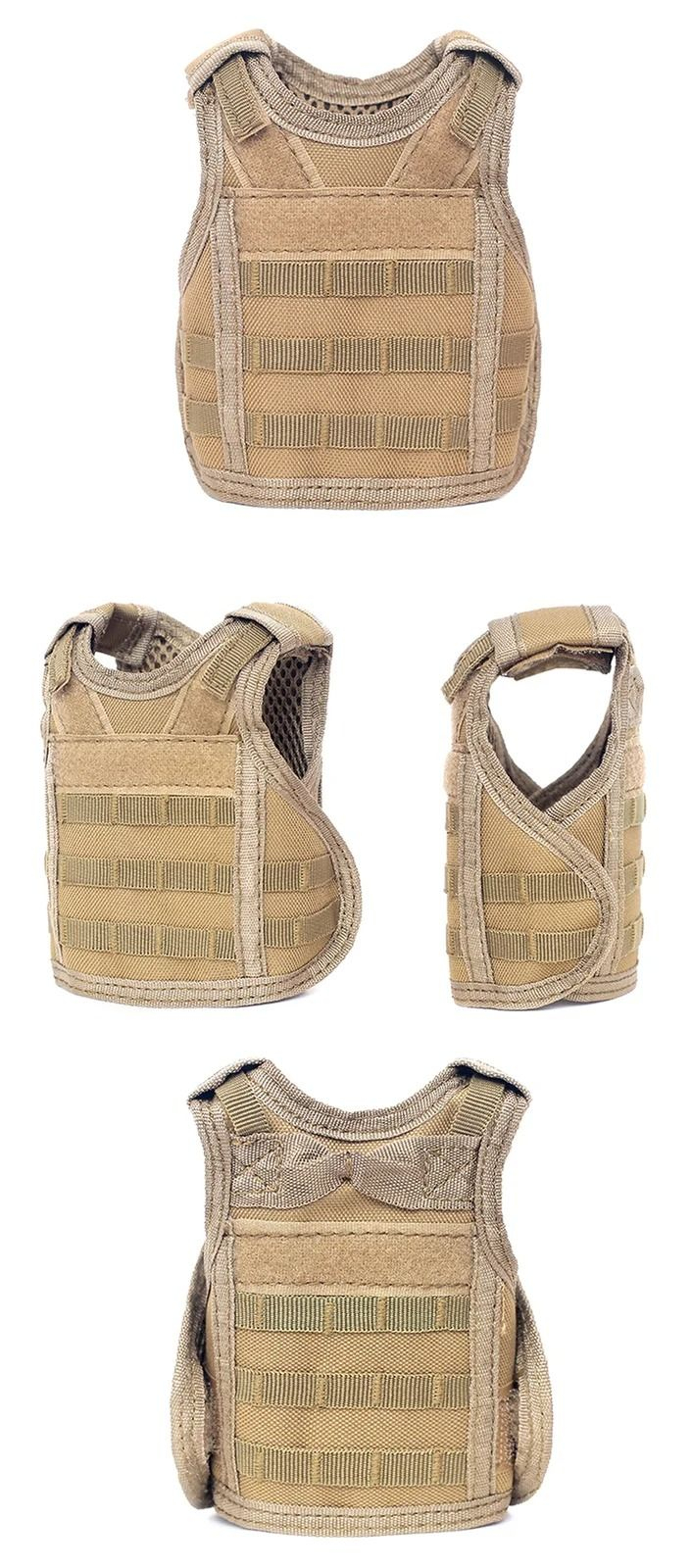 Detachable Tactical Beer Bottle Vest With Adjustable Straps For Water Wine And Beverage Bottles 6