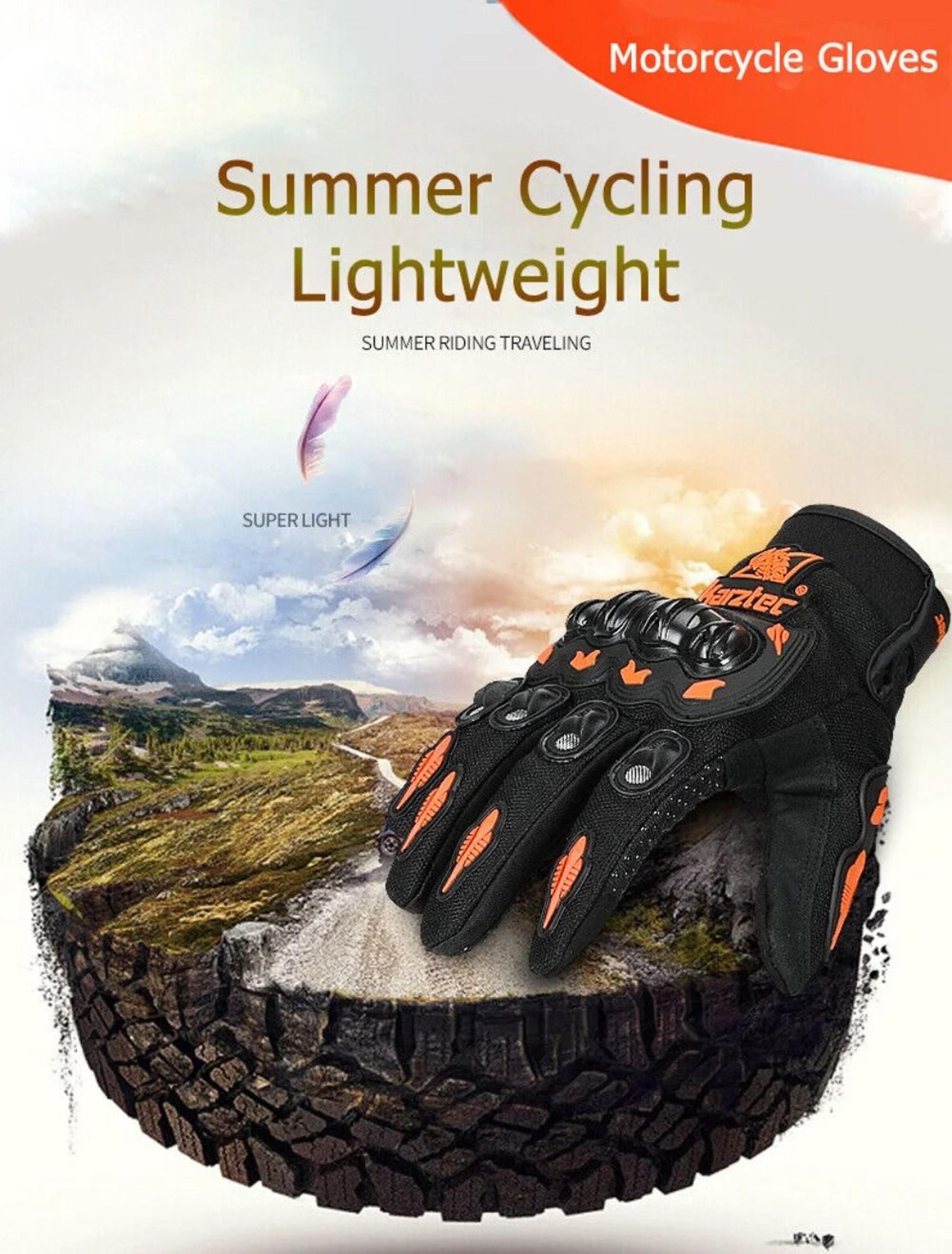 FullFinger Touchscreen Motorcycle Gloves With AntiDrop And WearResistant Protection For AllSeason R 3