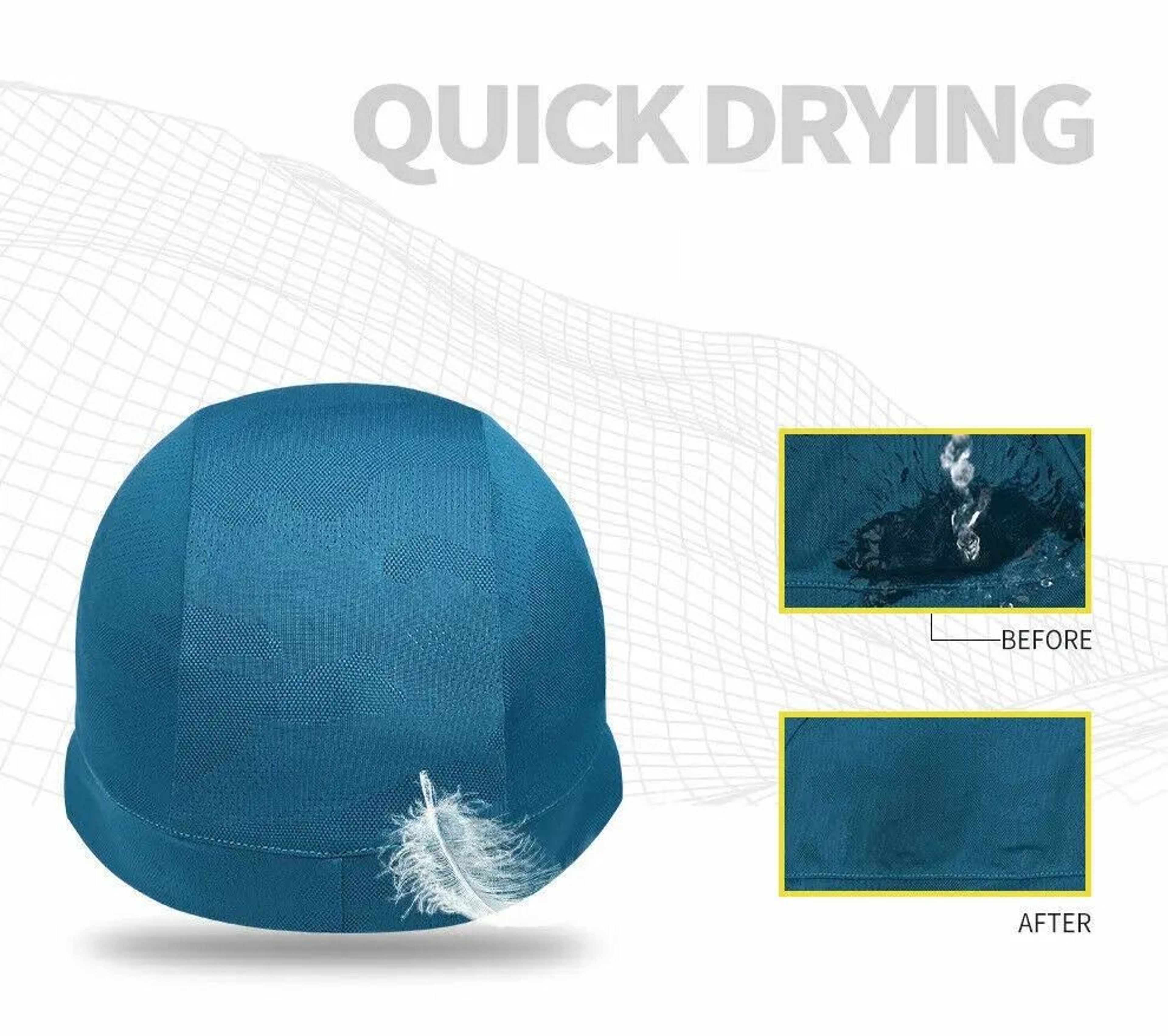 Cooling Mesh Skull Cap And Helmet Liner Lightweight Sweat Wicking Liner For Cycling Motorcycle And  3