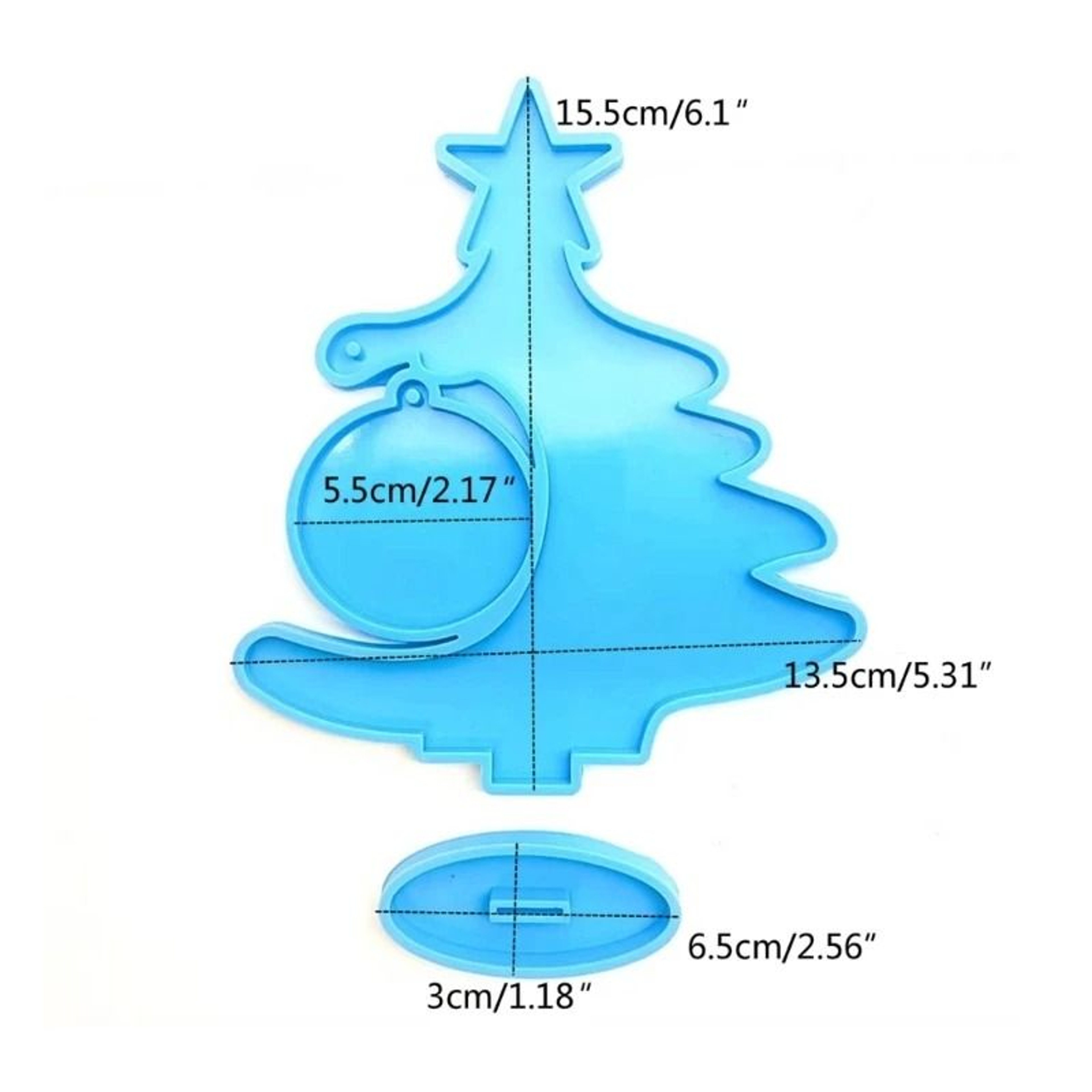 Christmas Tree Silicone Mold For Epoxy Resin Crafts And Holiday Decor Supplies 5