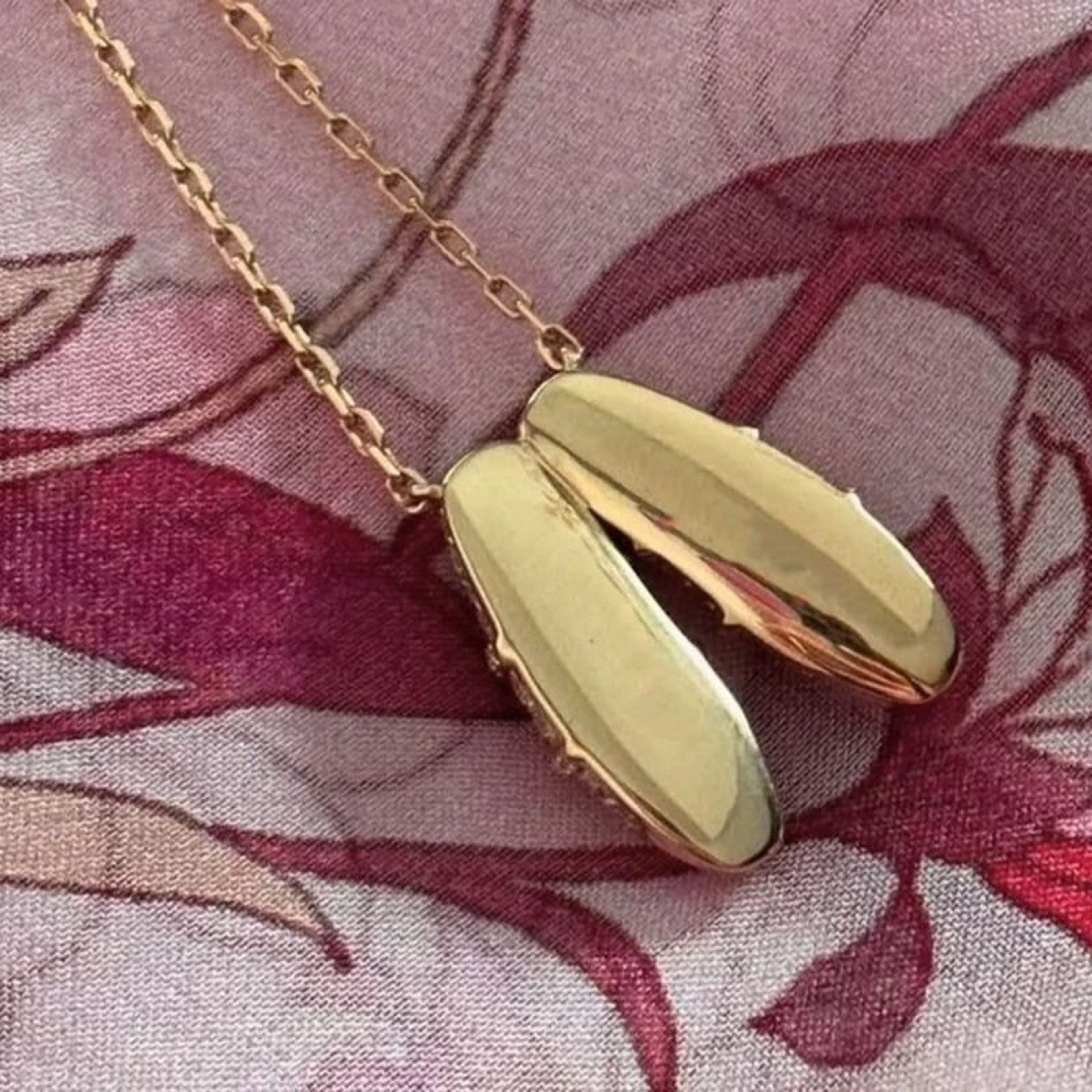 Ballet Crystal Pendant Necklace 1