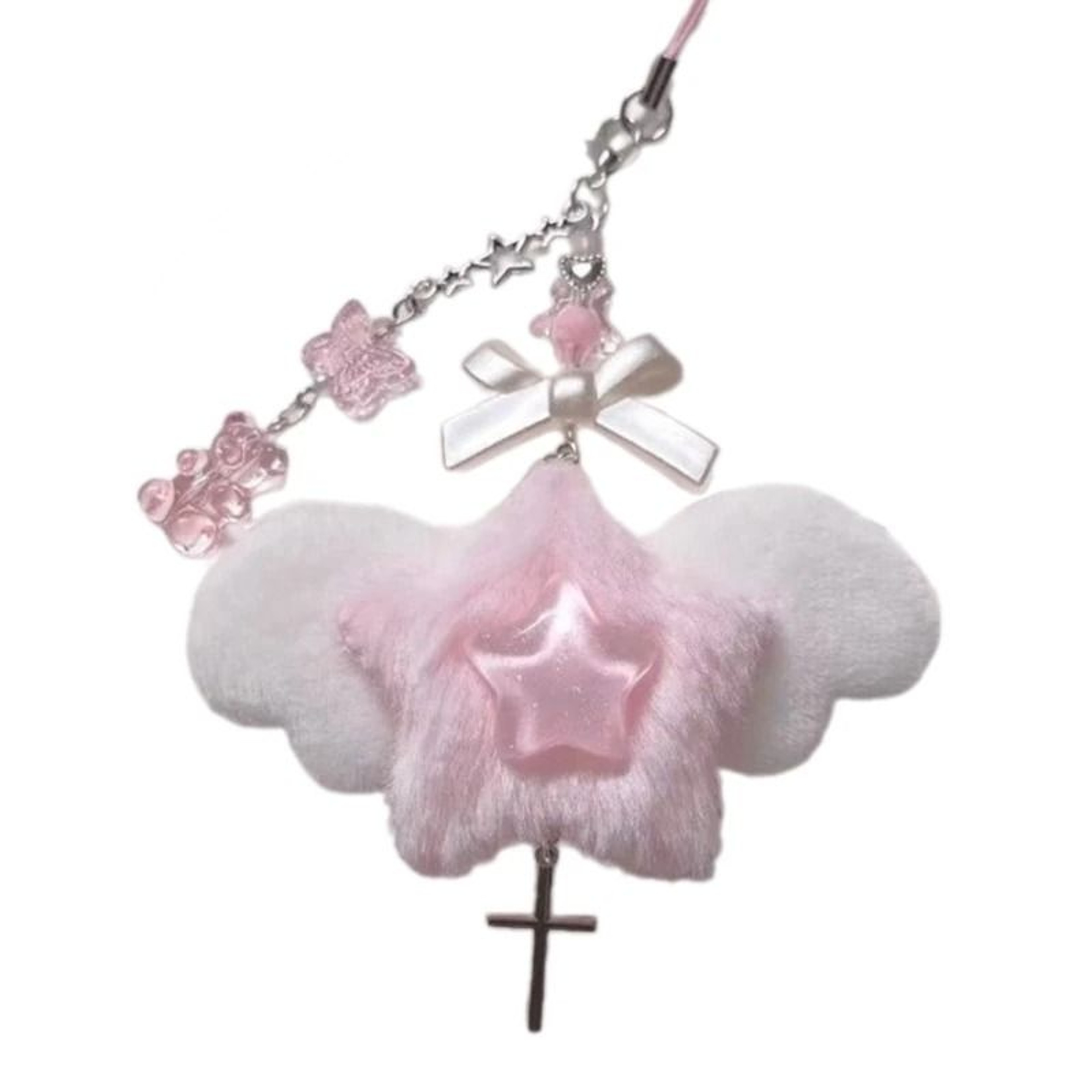 Angel Wing Beaded Phone Charm Accessory 6