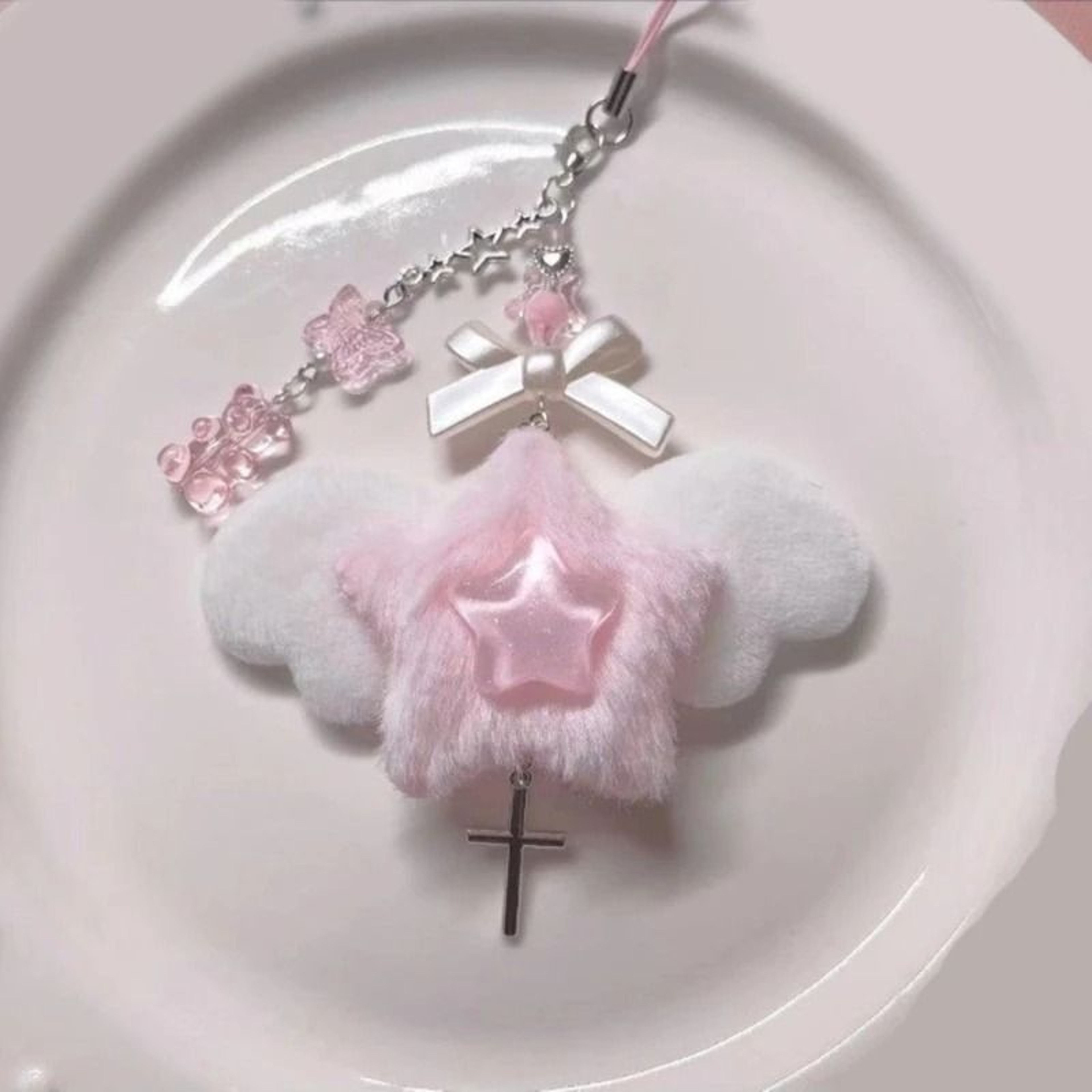 Angel Wing Beaded Phone Charm Accessory 7