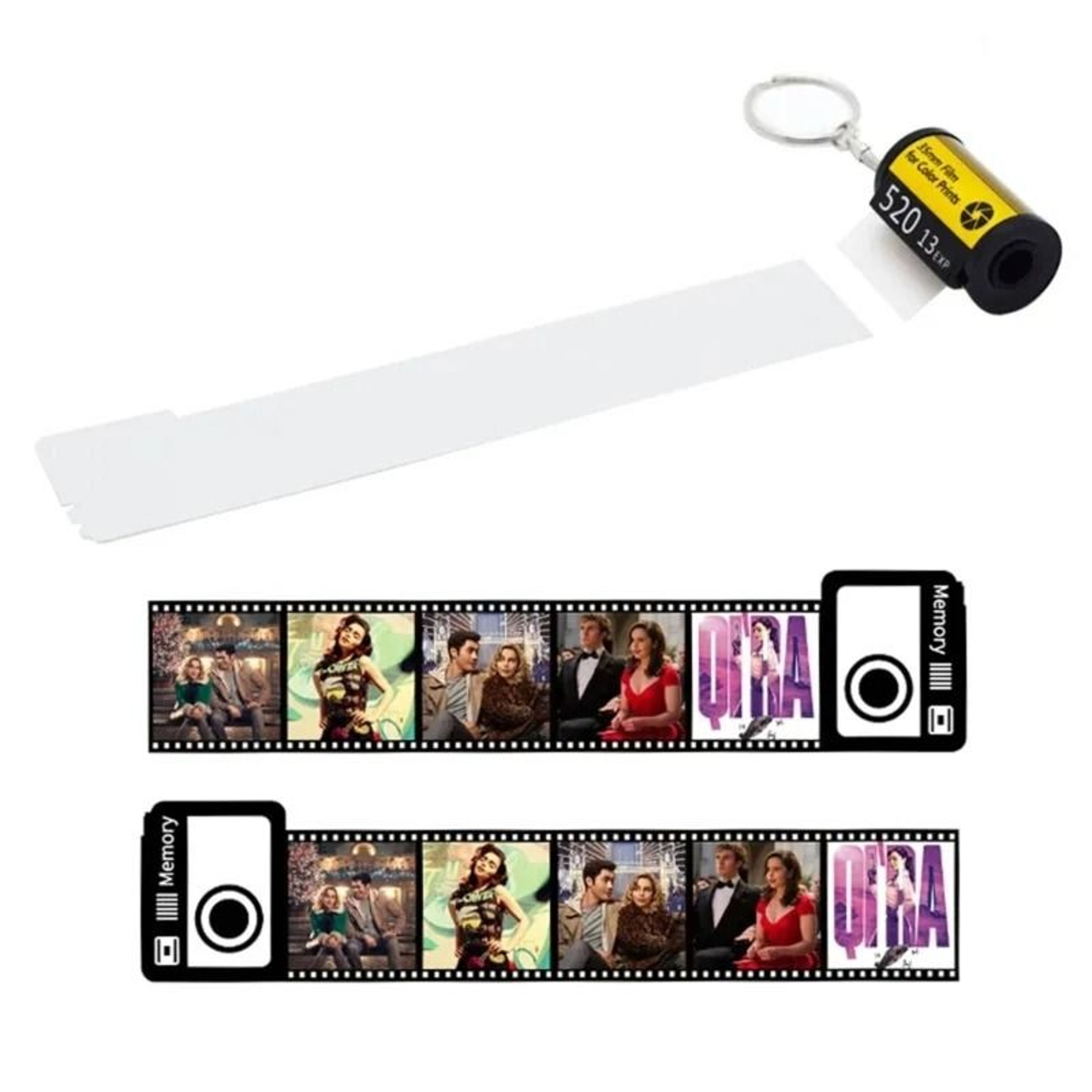 Film Roll Photo Keychain Accessory 5