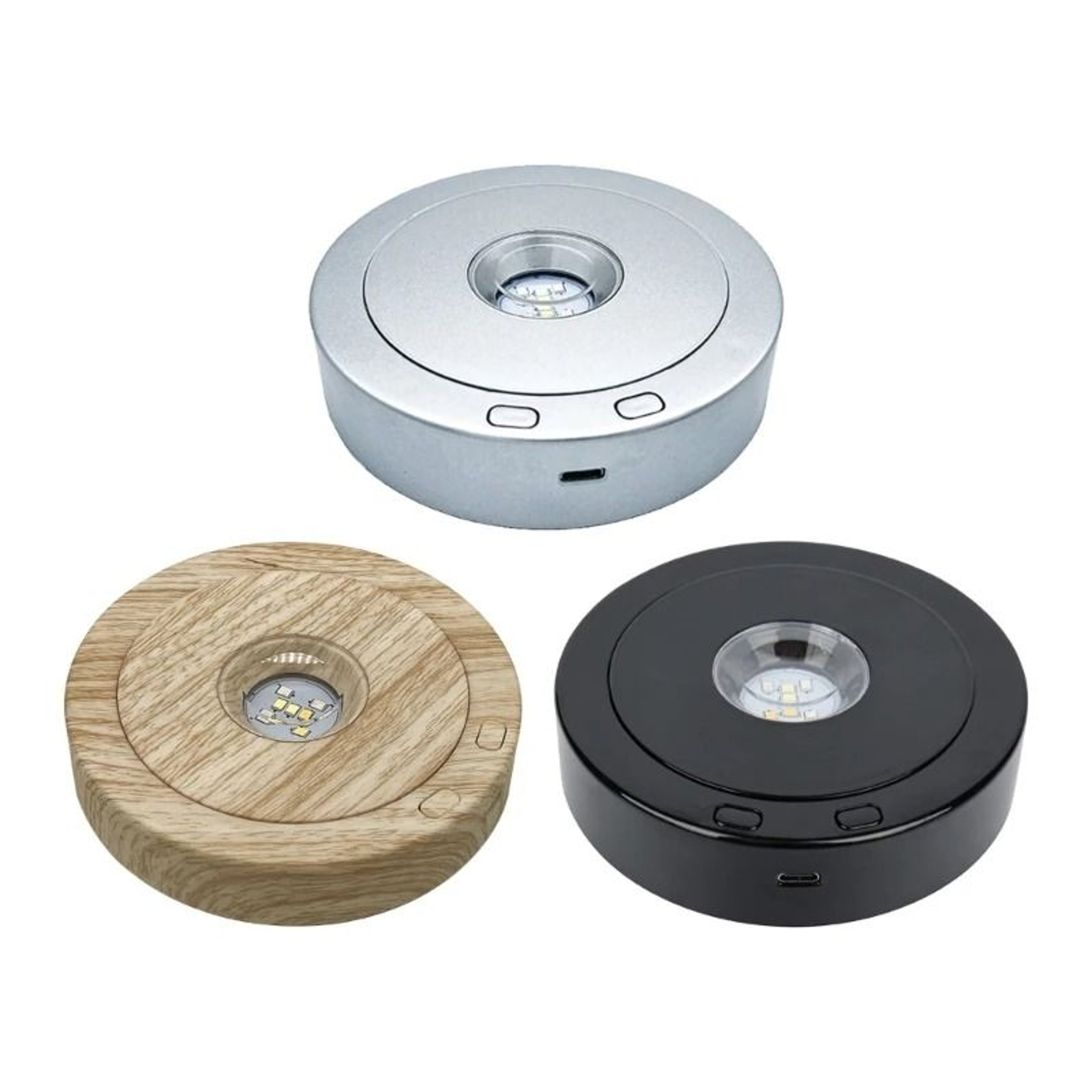 Rotating LED Display Stand For Decor 4