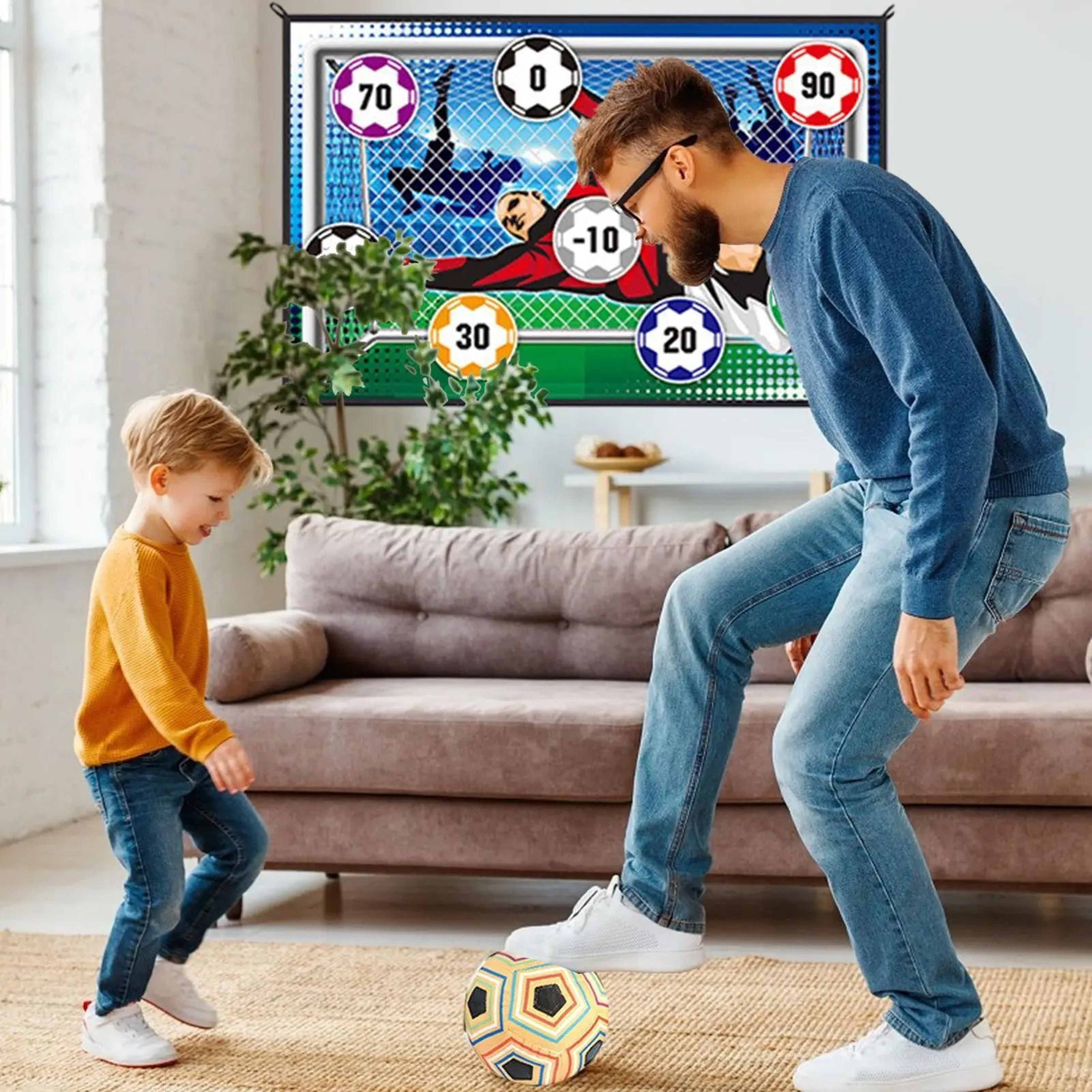 Kids Soccer Toss Game Set 3