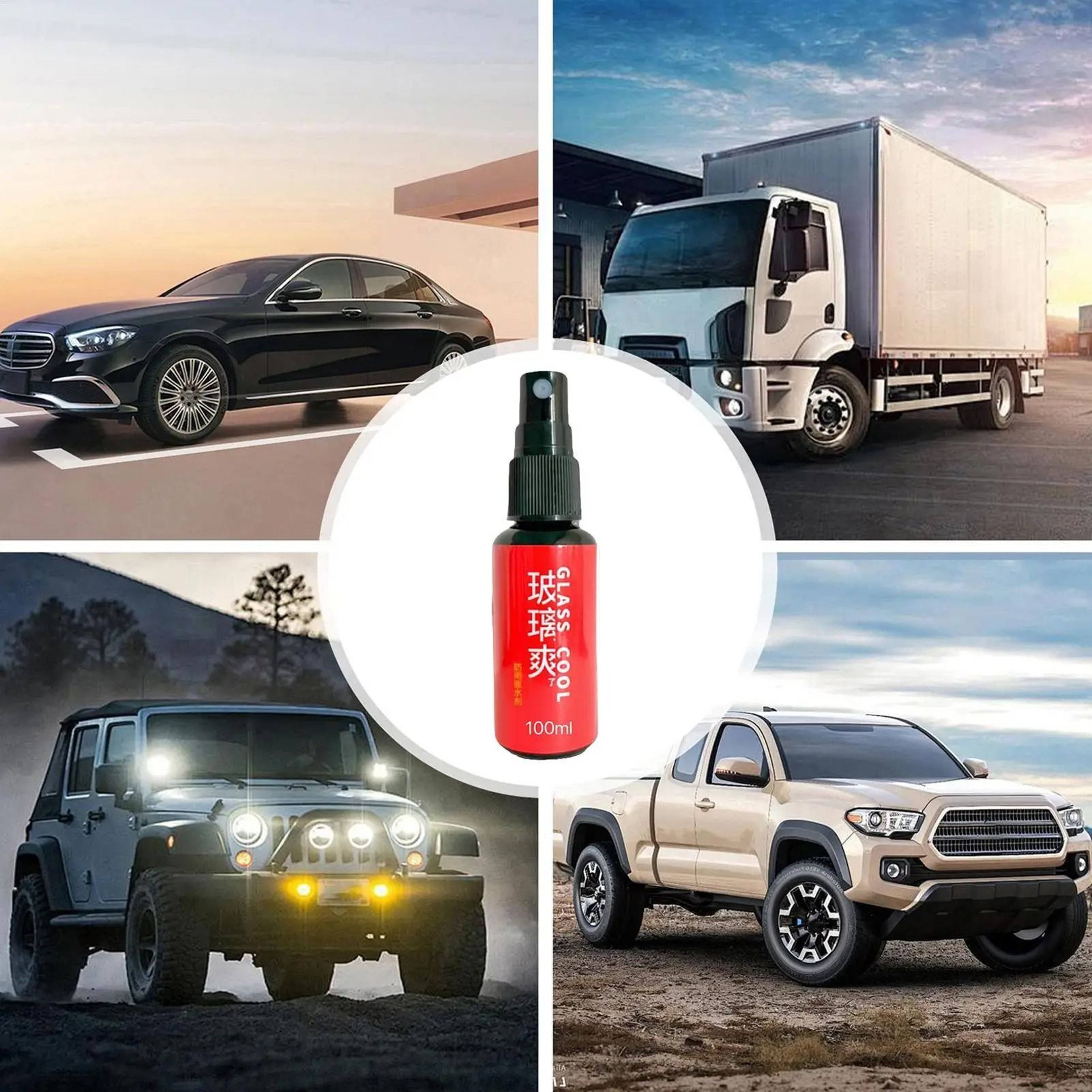 Car Anti Rain Waterproof Glass Spray 4