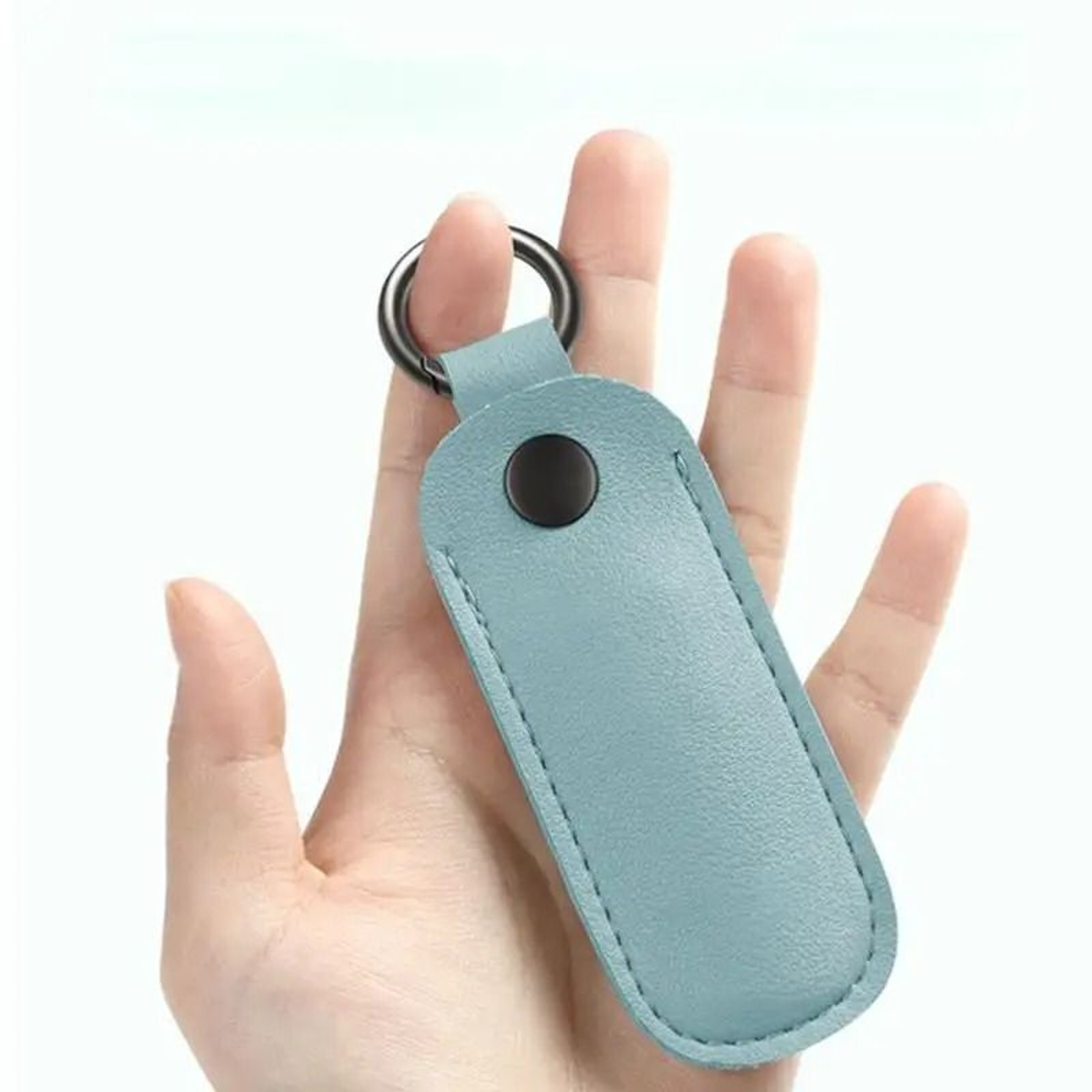Portable PU Leather USB Flash Drive Case 5