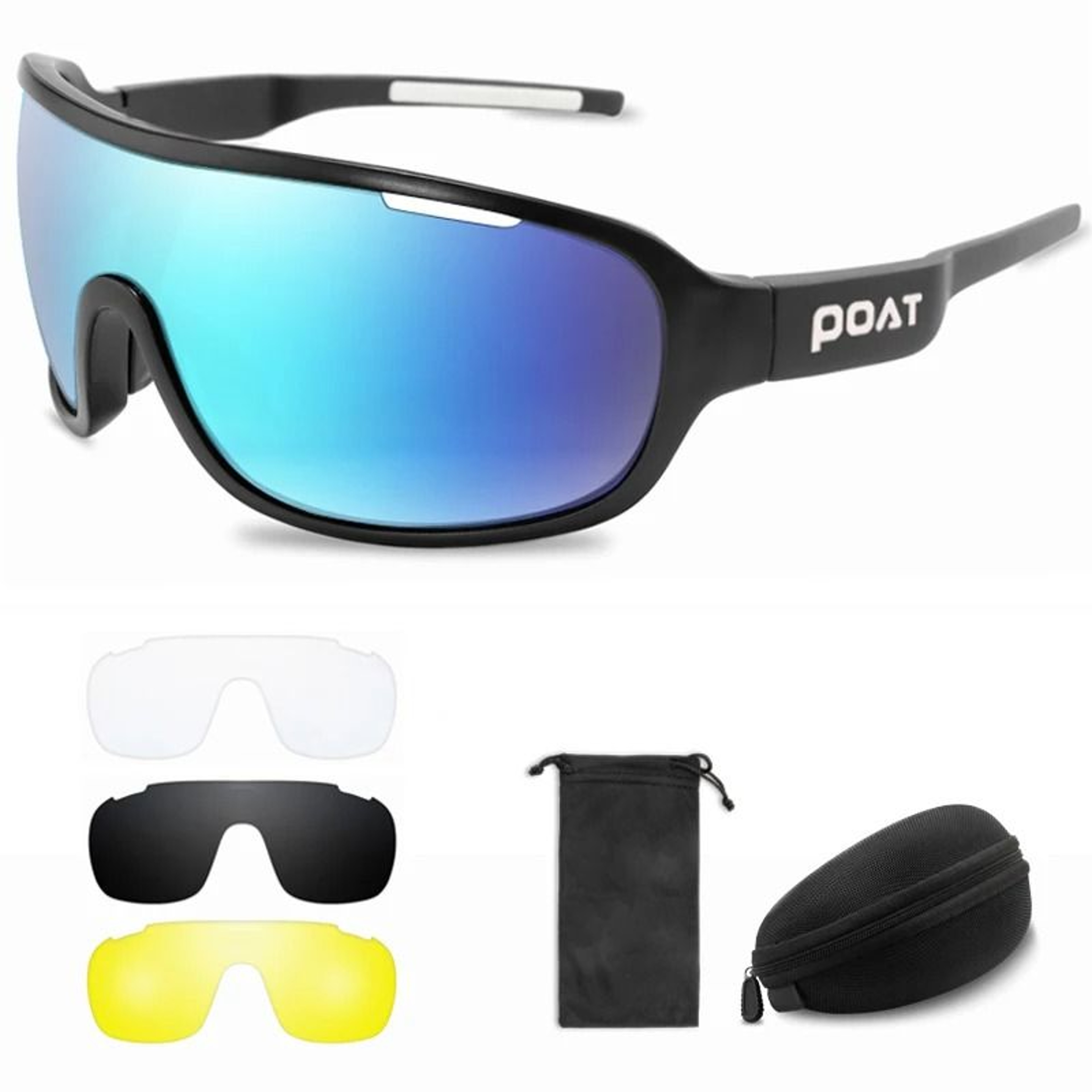 Outdoor Sports Sunglasses With Extra Lens 8