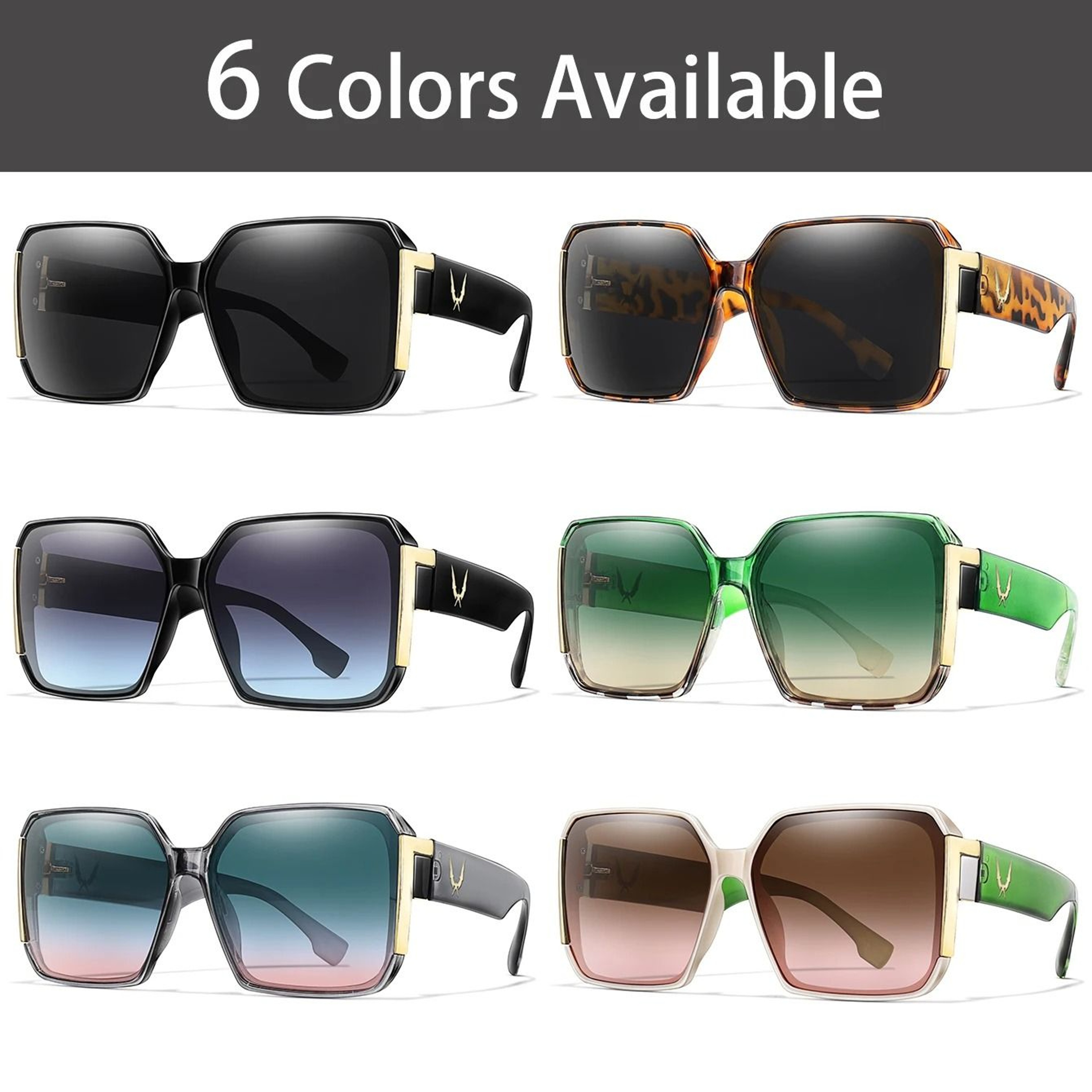 Luxury Street Square UV Protection Sunglasses 3