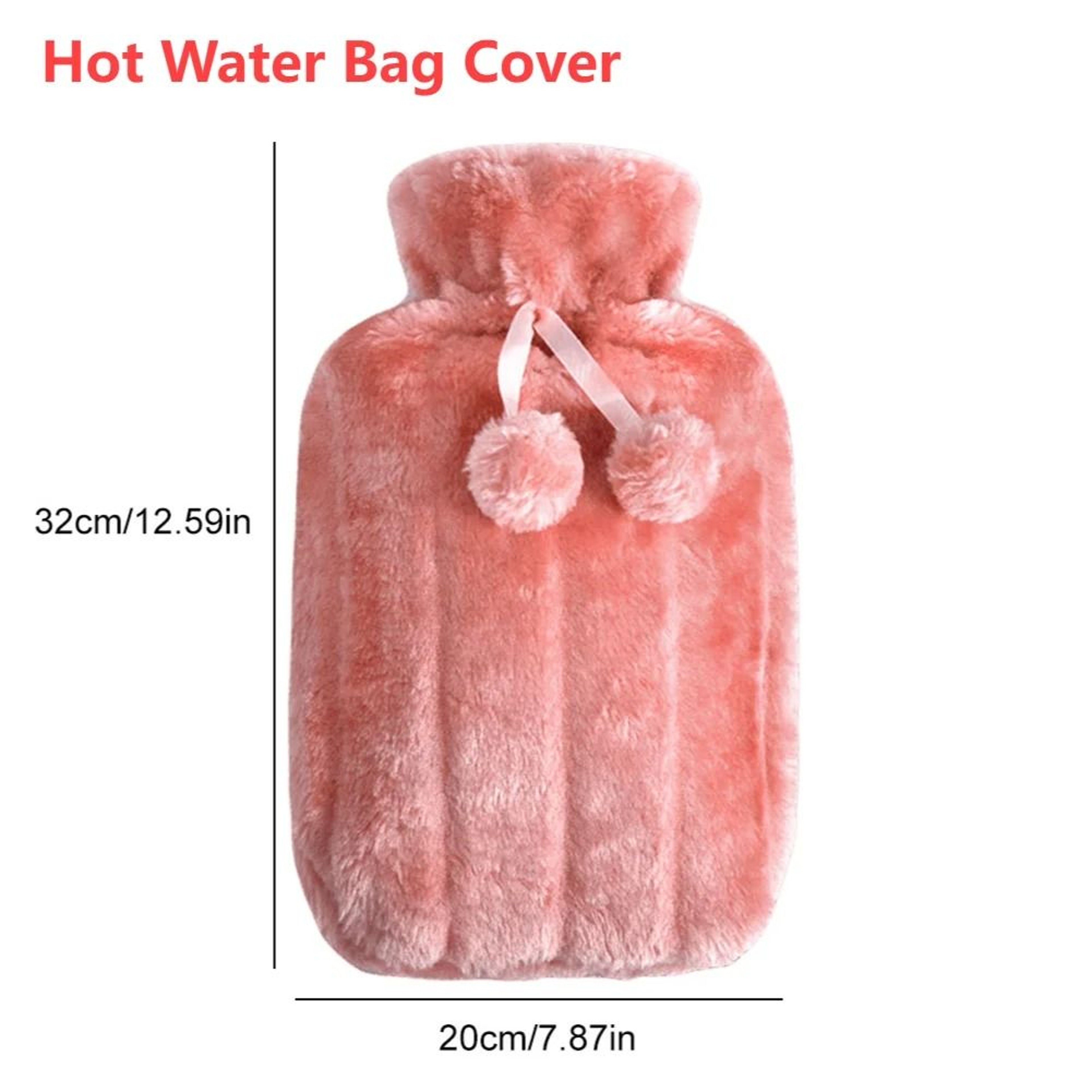 Plush Hand And Feet Warmer Hot Water Bottle With Protective Cover 16
