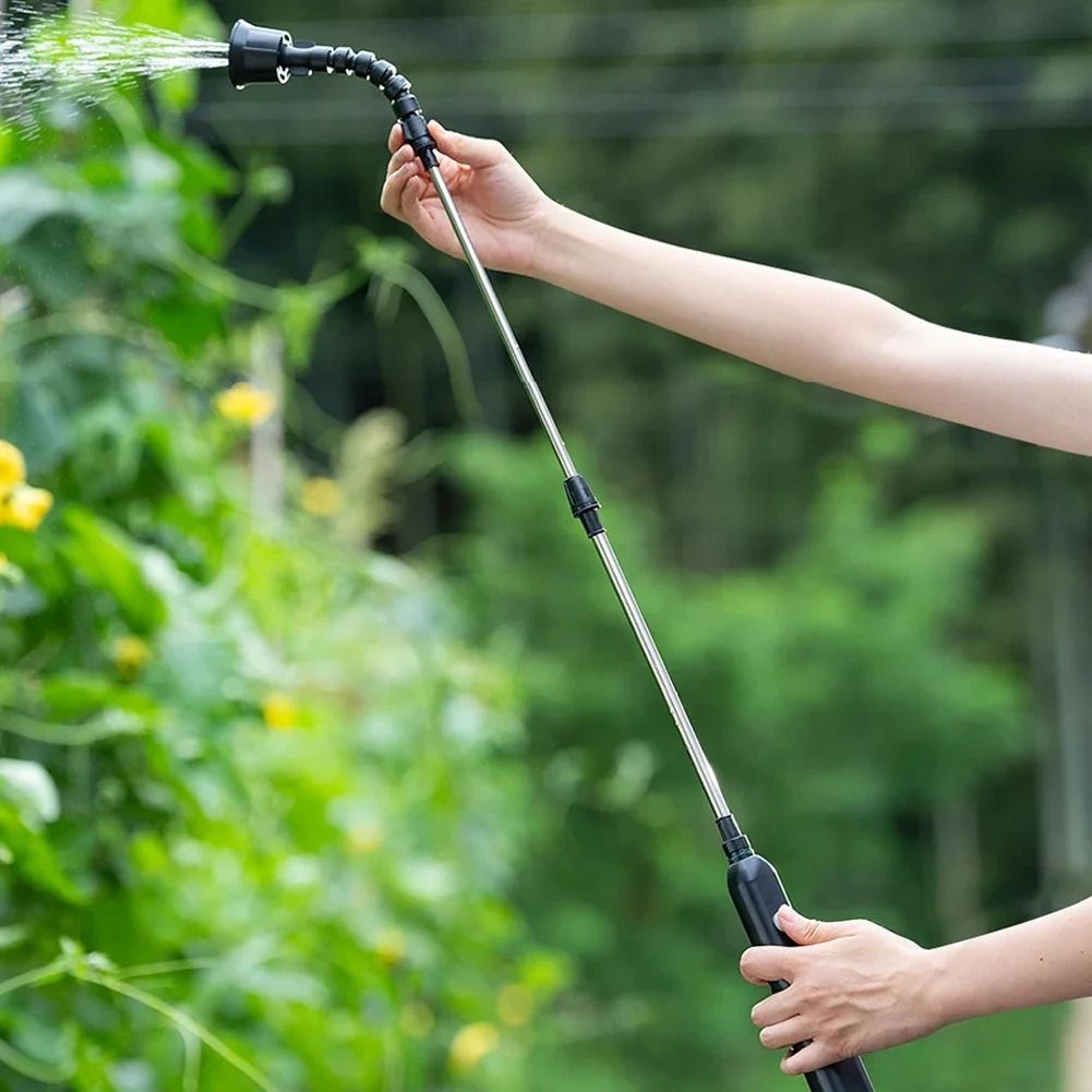 Electric Garden Sprayer With Adjustable Hose Length And Multiple Nozzles 2