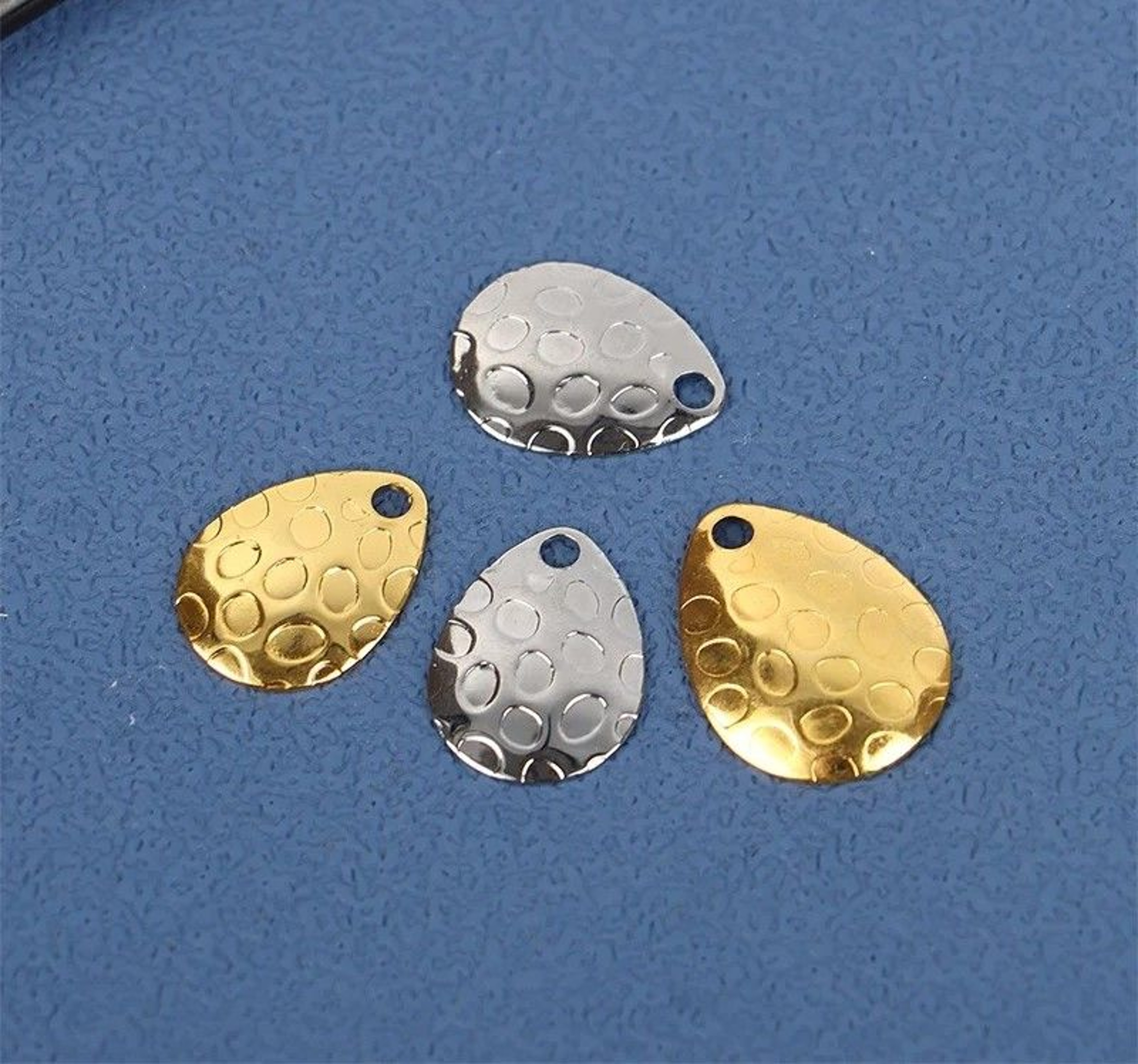 Metal Fishing Spinner Blades Set For Lure Making And Tackle Repair 4