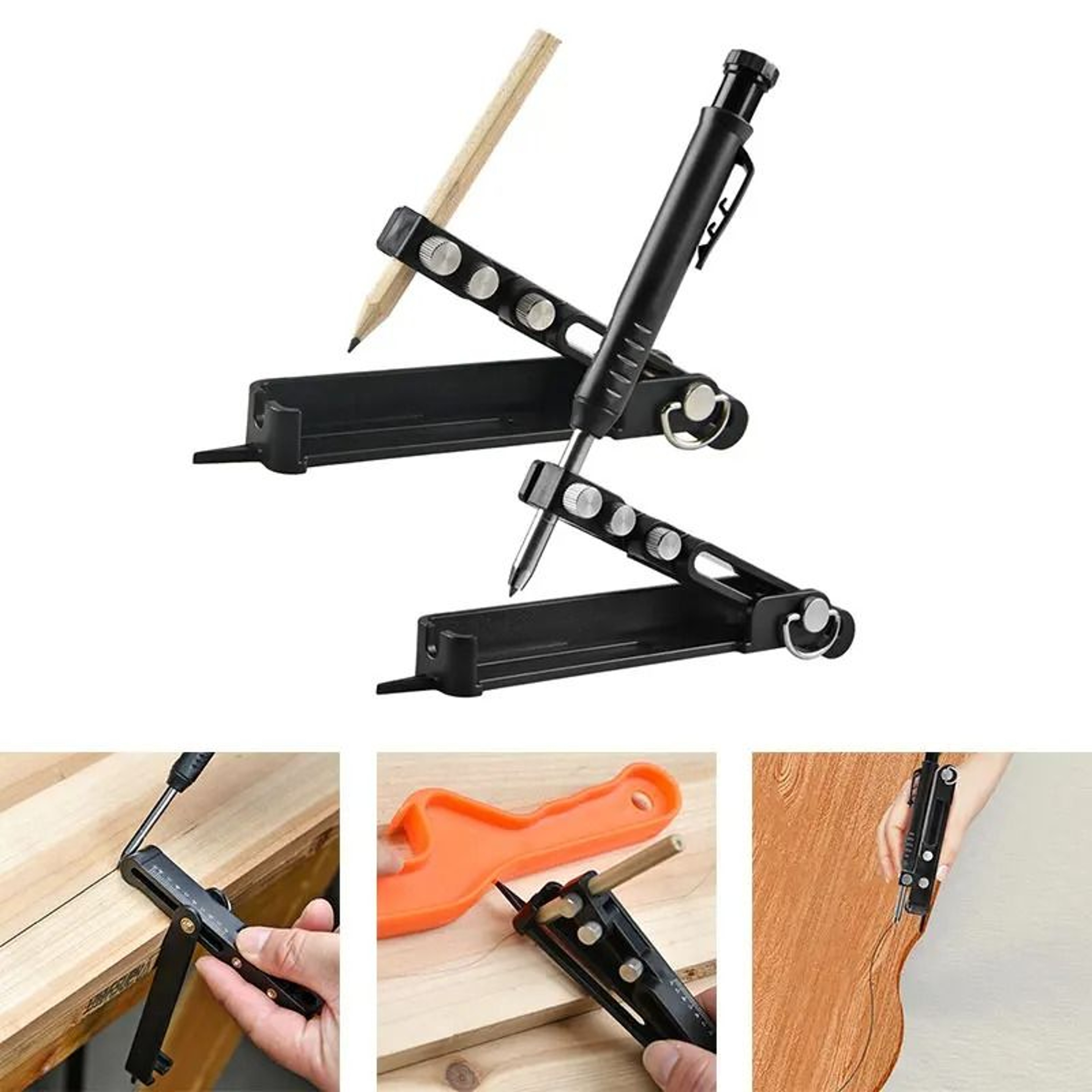 Adjustable Contour Gauge Scribing Tool For Woodworking And DIY Projects 5