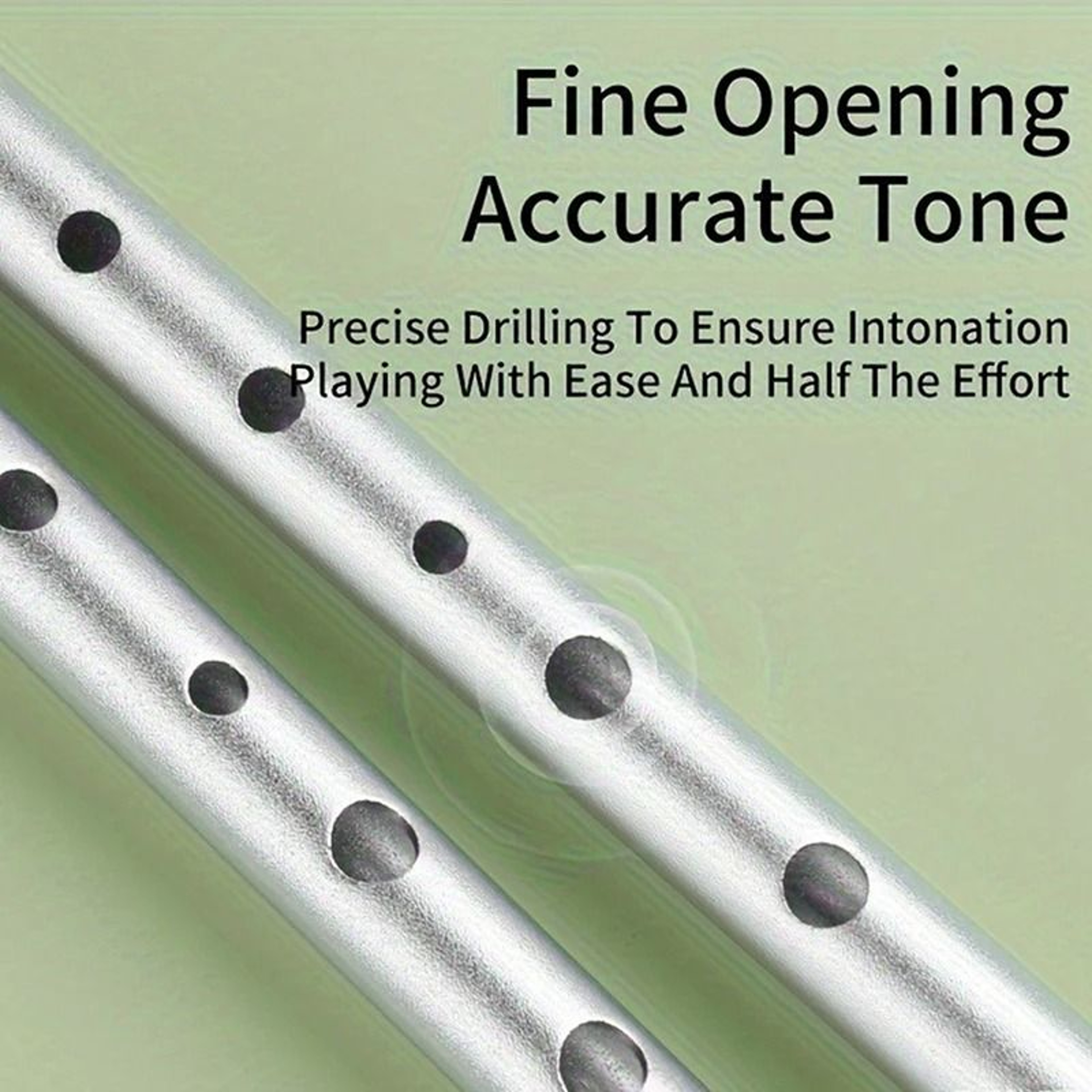 Copper Alloy Penny Whistle With Six Holes For Traditional Music 4