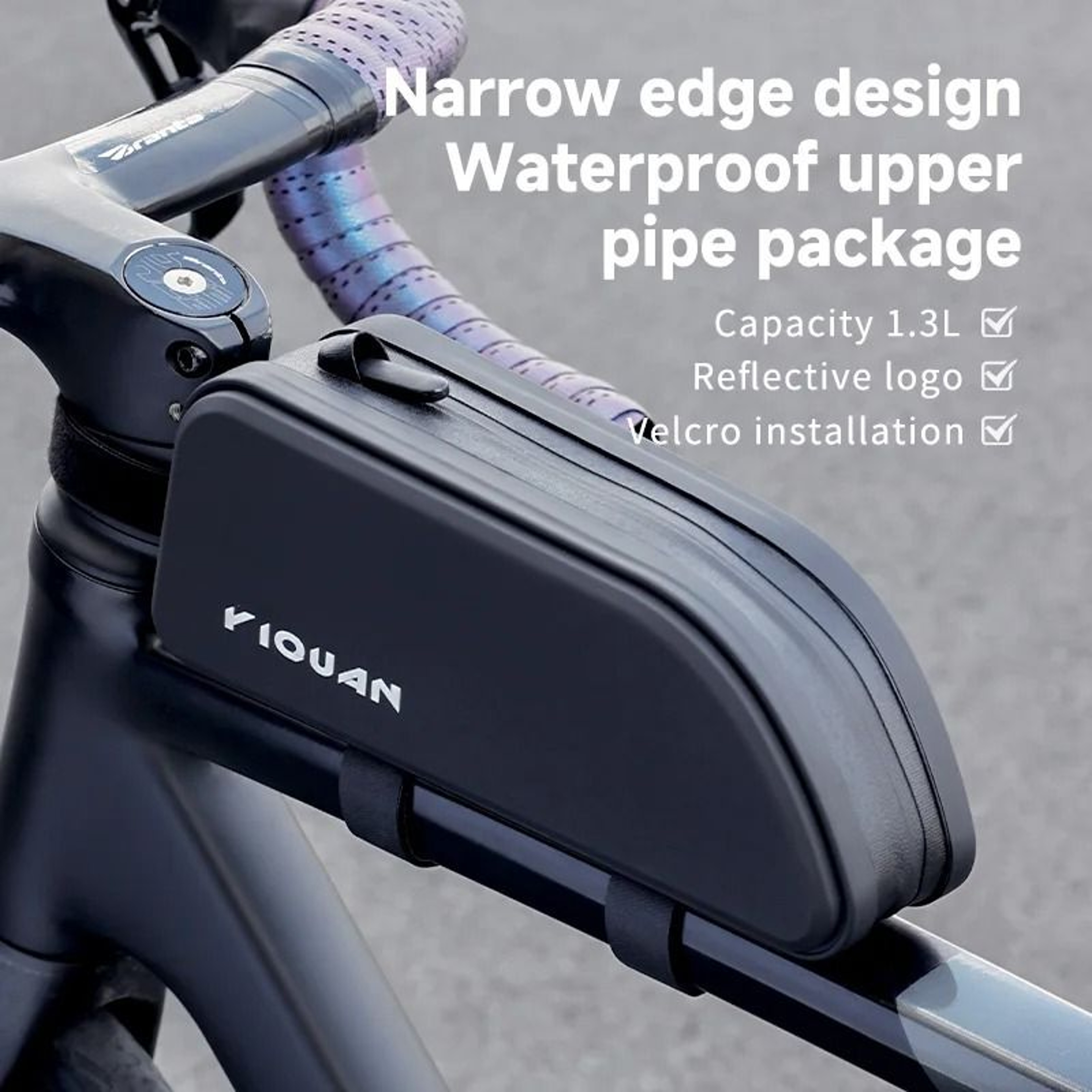 Waterproof Bicycle Frame Bag For MTB And Road Bike Storage 0