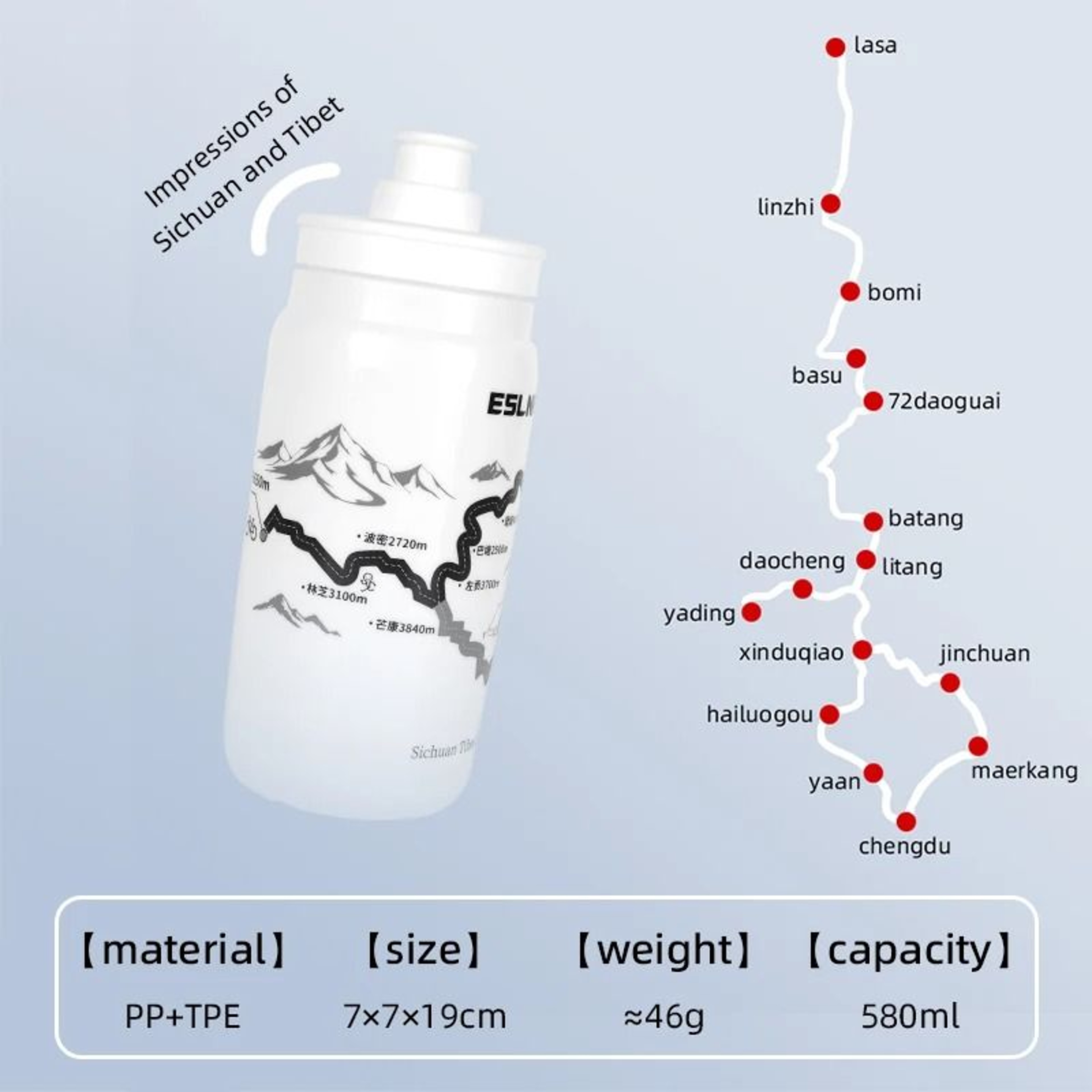 Portable Cycling Water Bottle 196 Oz For Road And Outdoor Biking 3