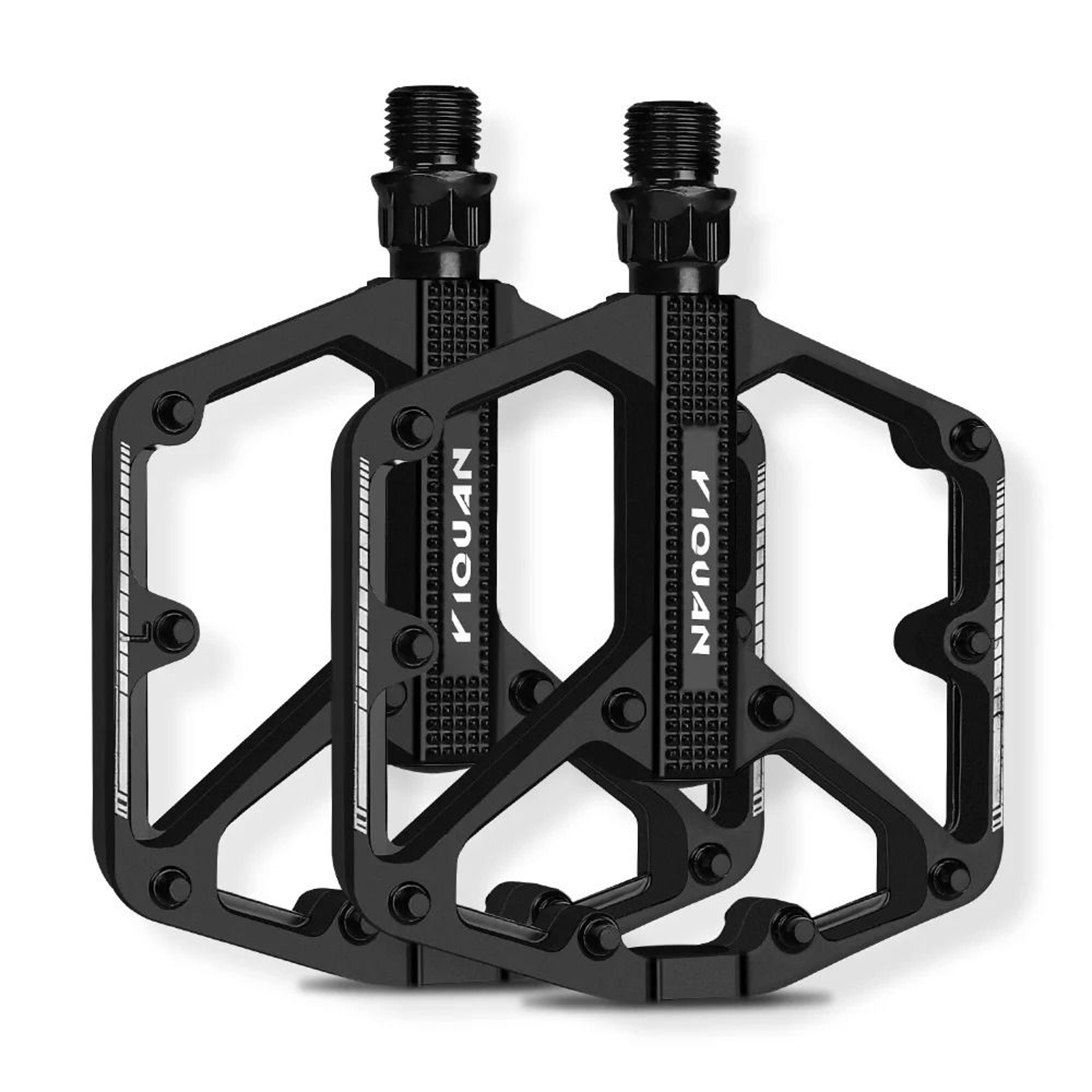 Aluminum Alloy Bicycle Platform Pedals With Sealed Bearings For Nonslip Grip 0