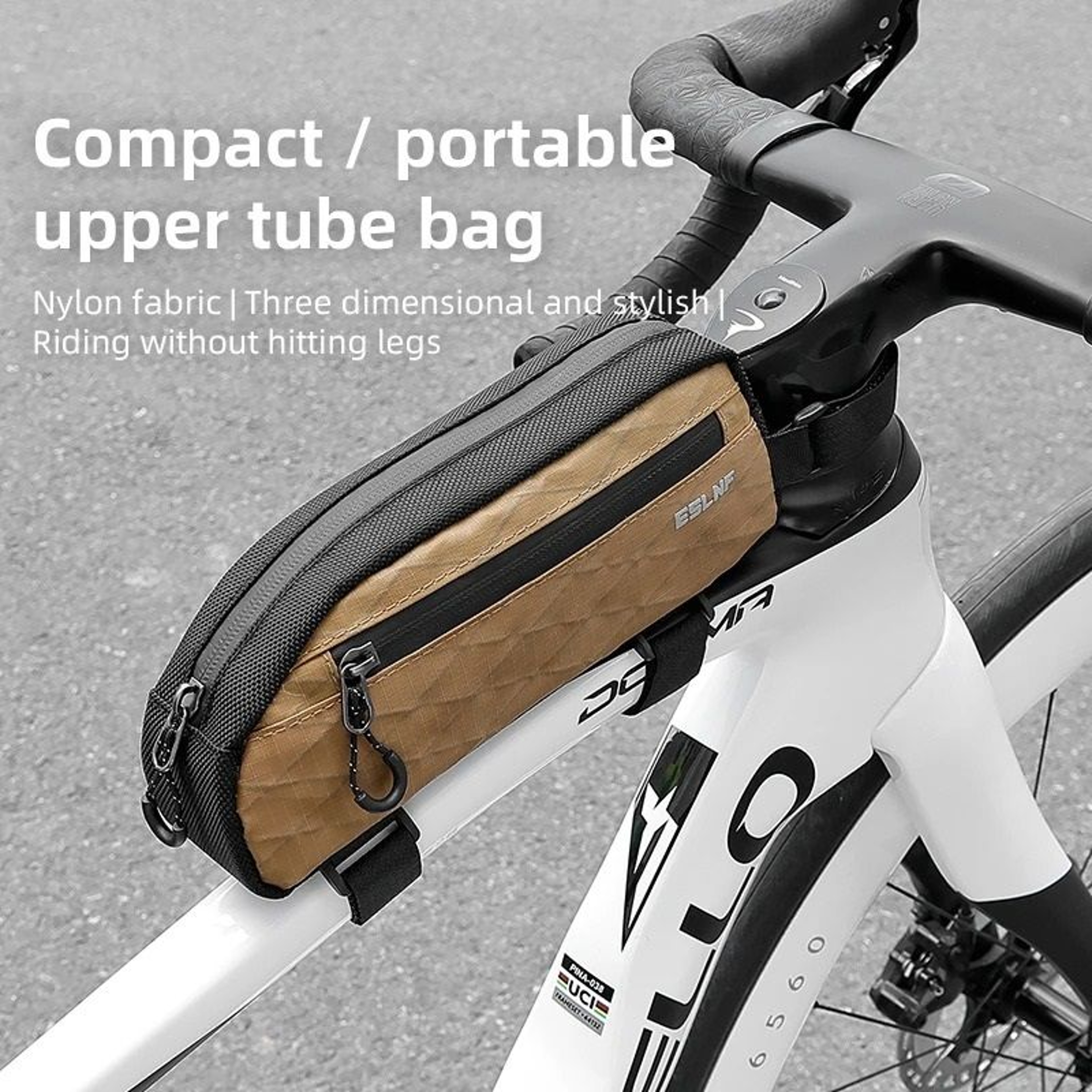 Lightweight Bicycle Top Tube Bag For Frame Storage 1