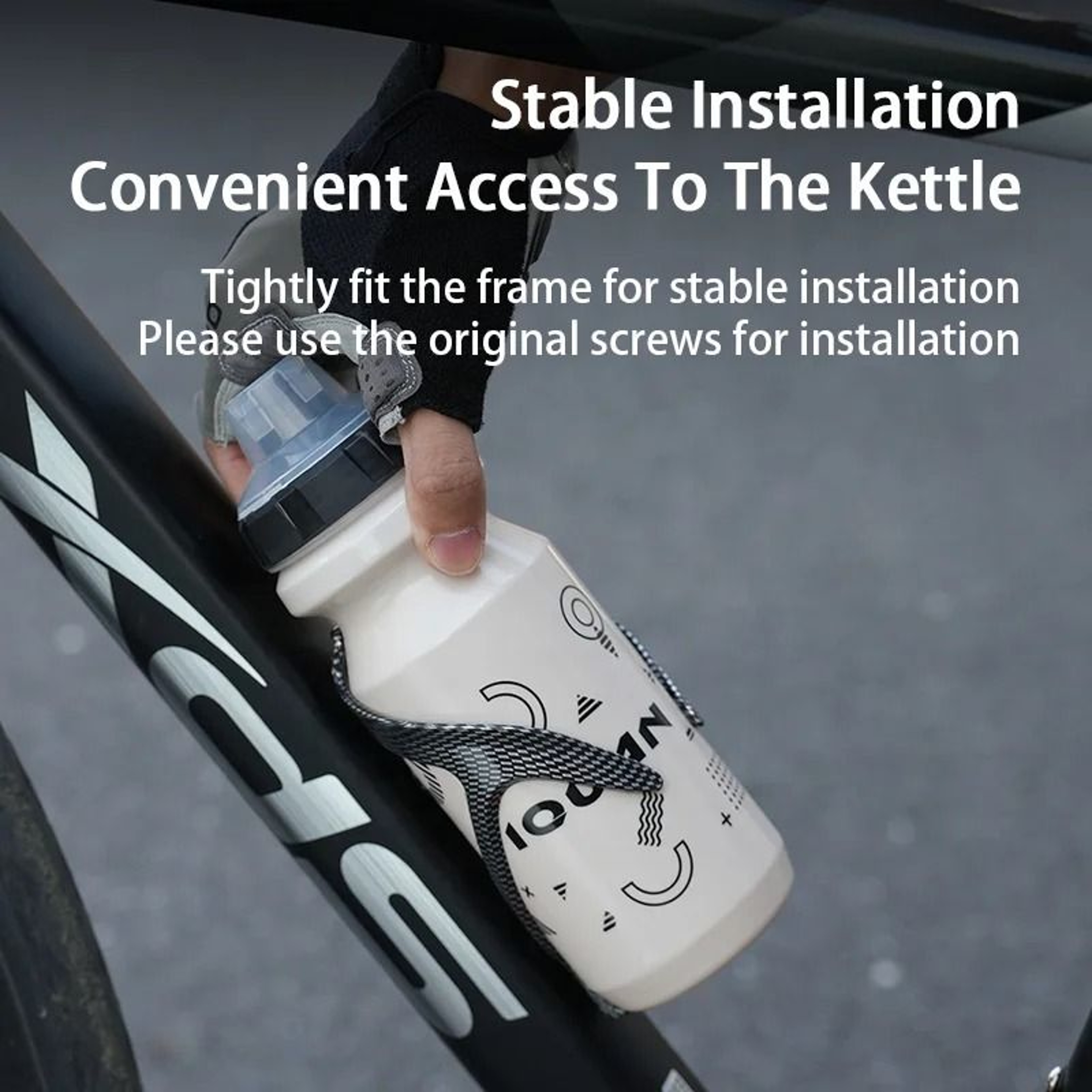 Carbon Pattern Bike Water Bottle Holder Cage For Bicycle 4