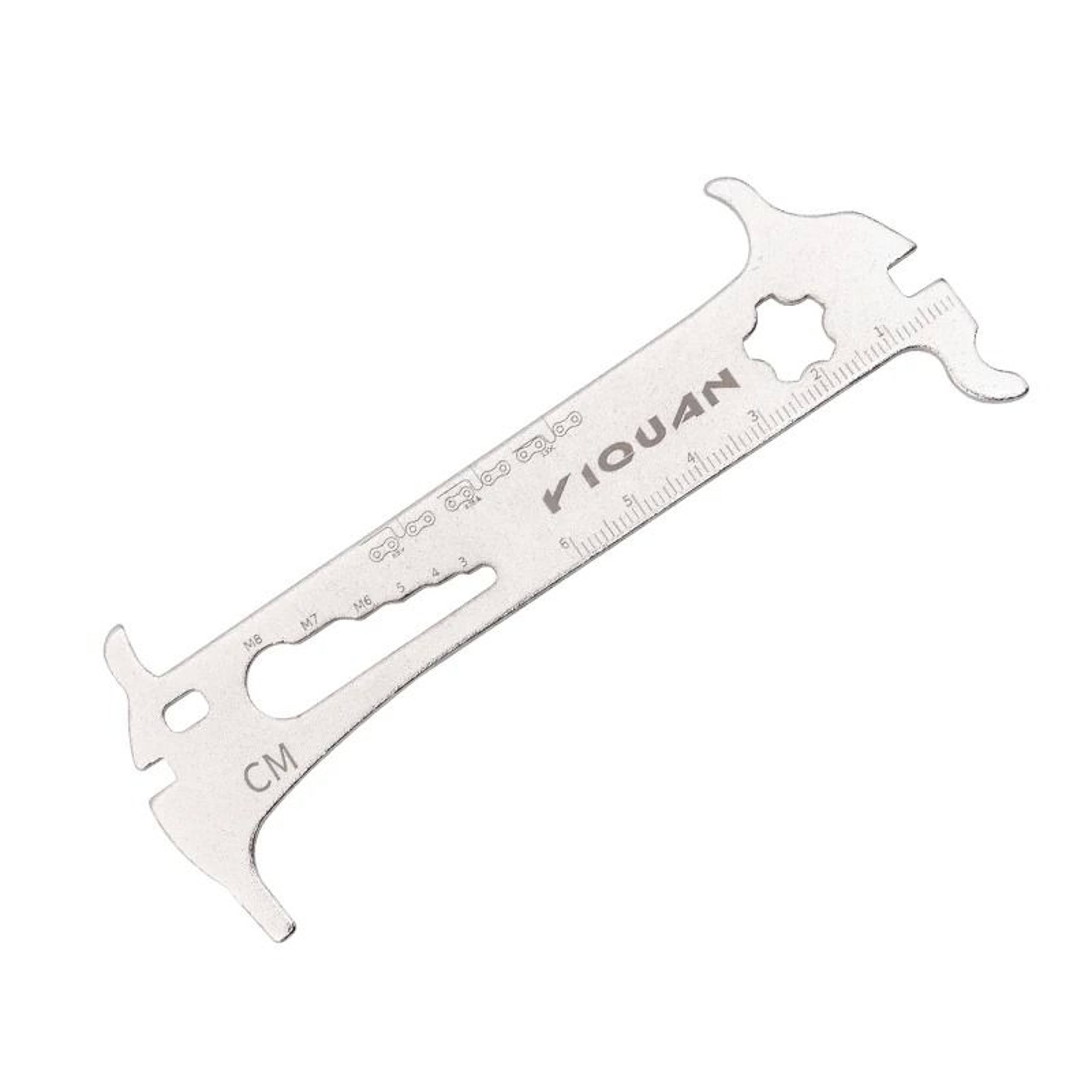Portable Bicycle Chain Wear Gauge And Multitool For Bikes 6