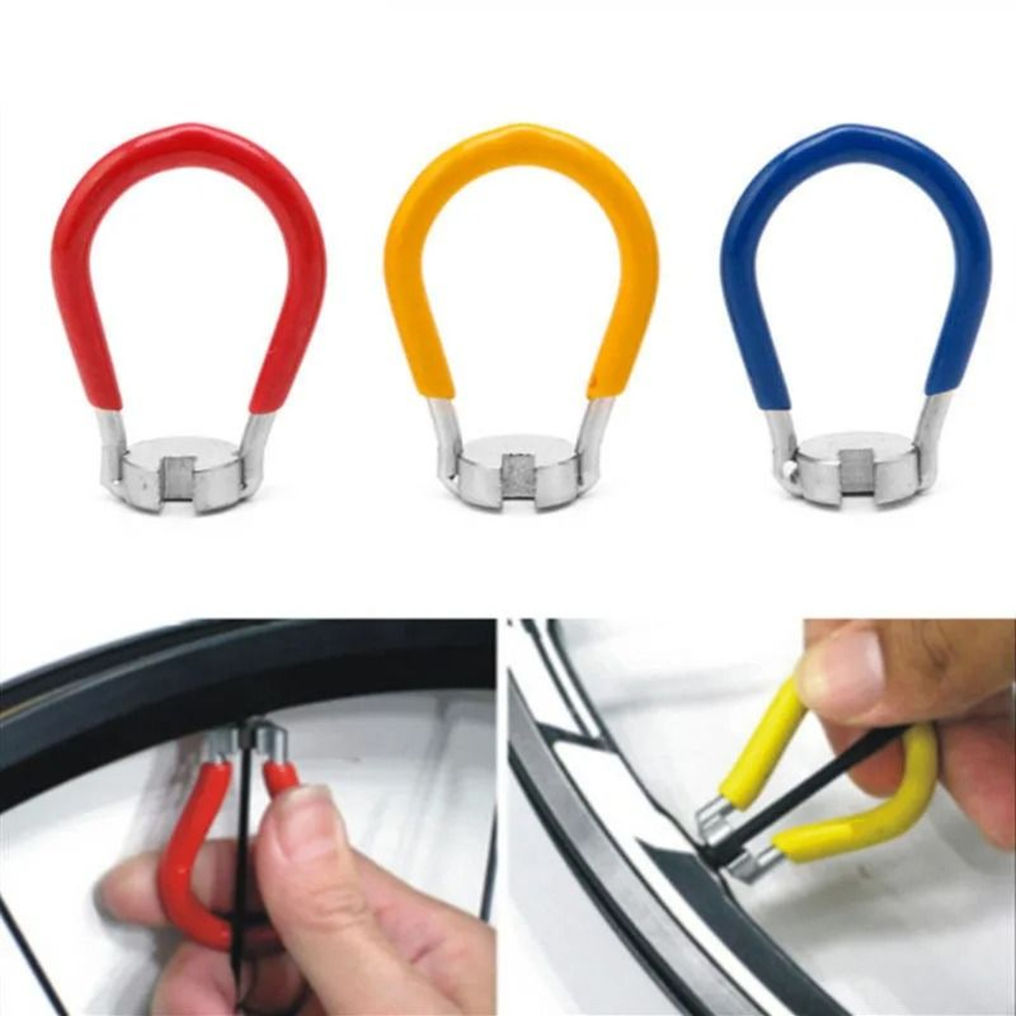 Bicycle Spoke Wrench Circle Adjusting Tool For Bike Maintenance 0
