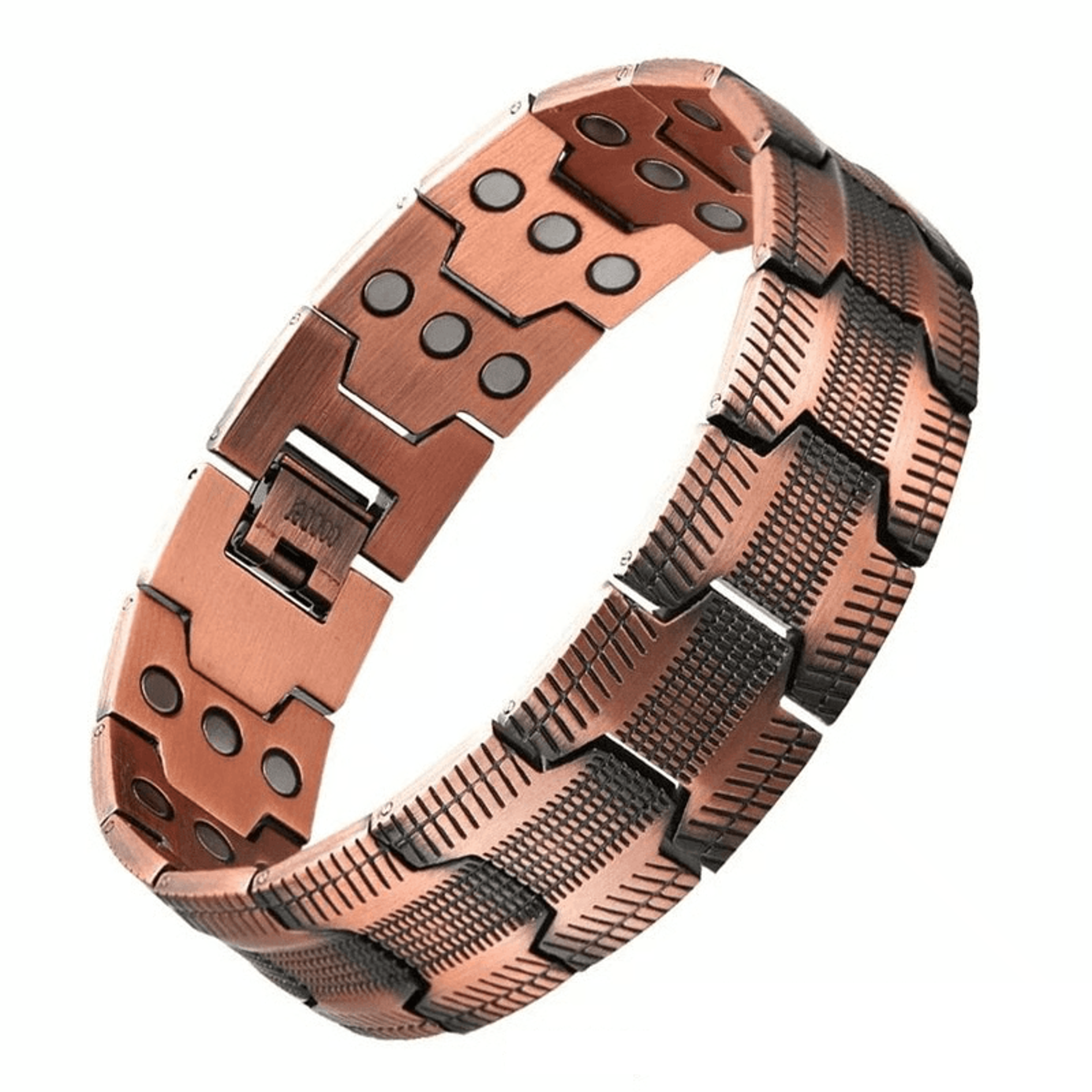 Pure Copper Magnetic Bracelet For Men With Adjustable Sizing Tool 16