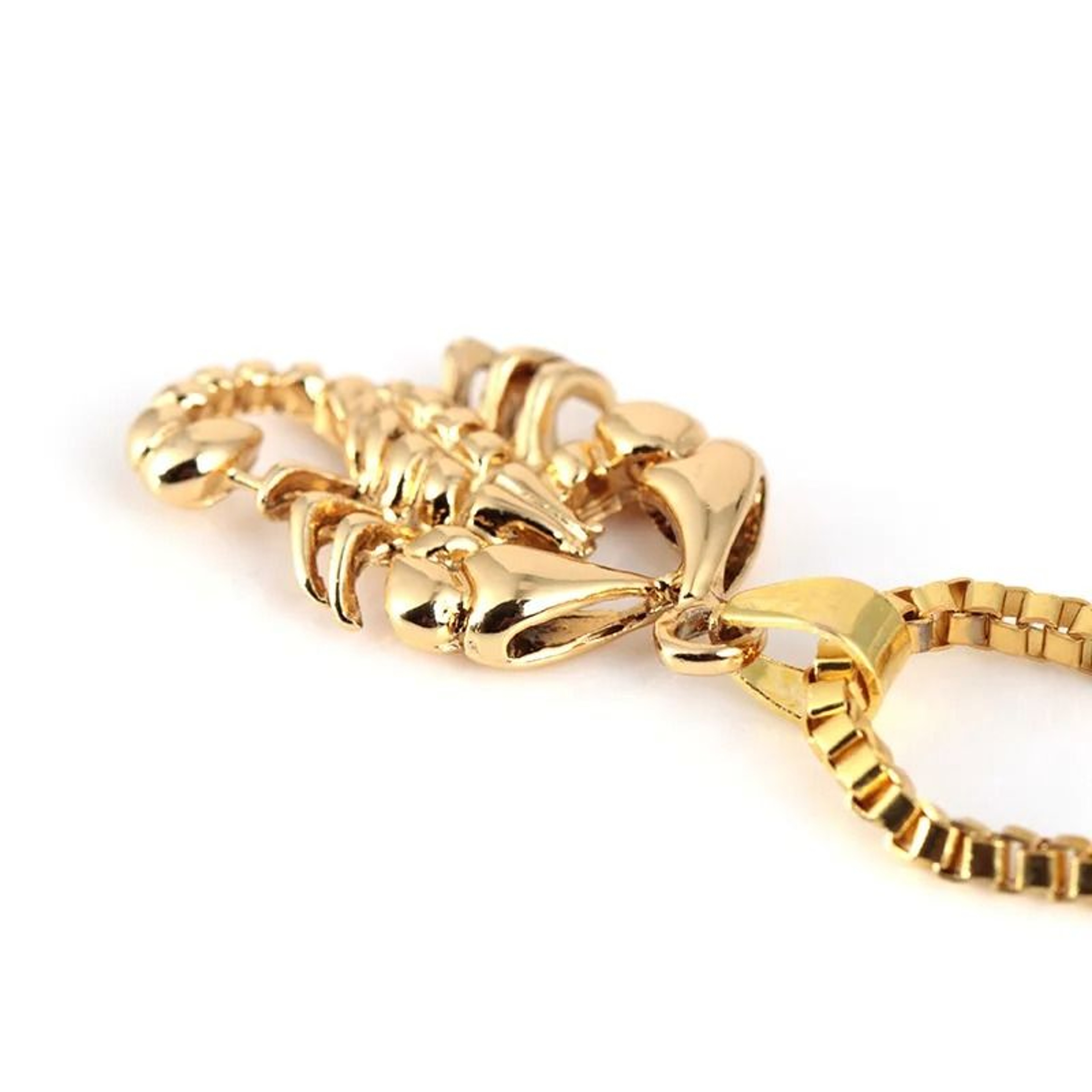 Mens Punk Scorpion Pendant Necklace For Street Style 4